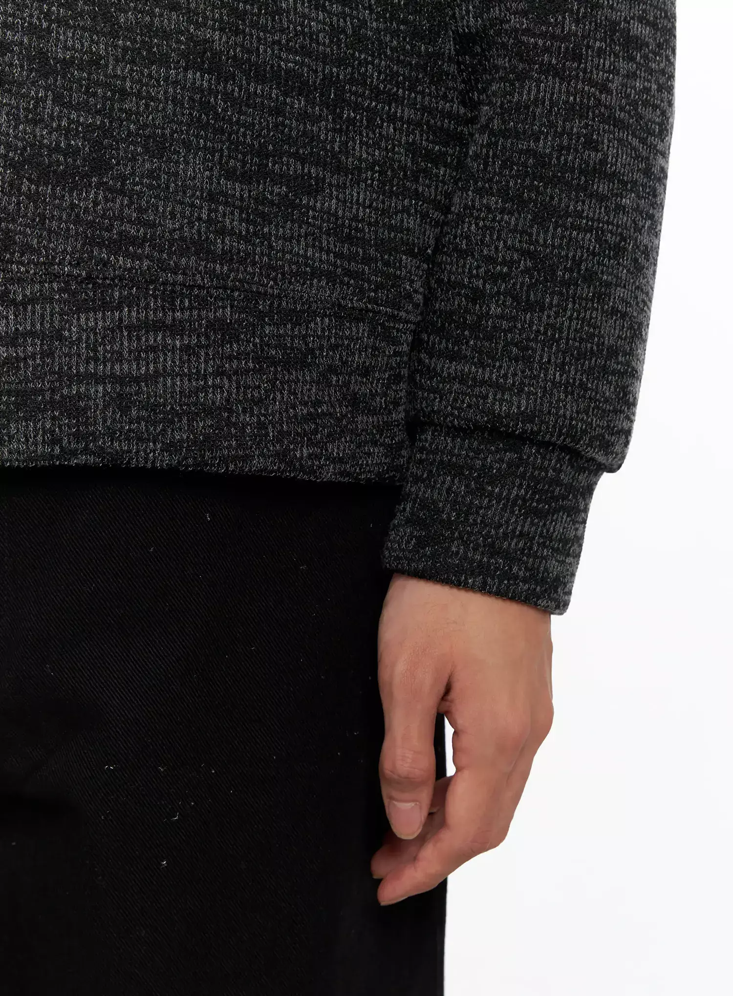 Men's Button-Up Collar Knit Cardigan IO516 - Image 5