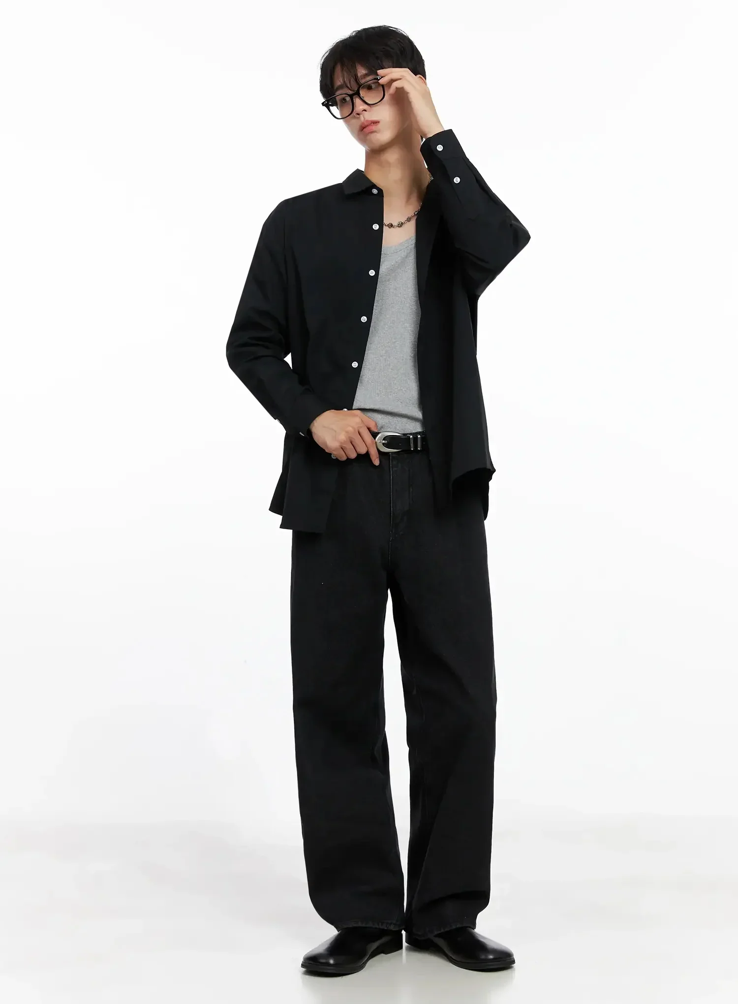 Men's Classic Button-Up Shirt IO516 - Image 13