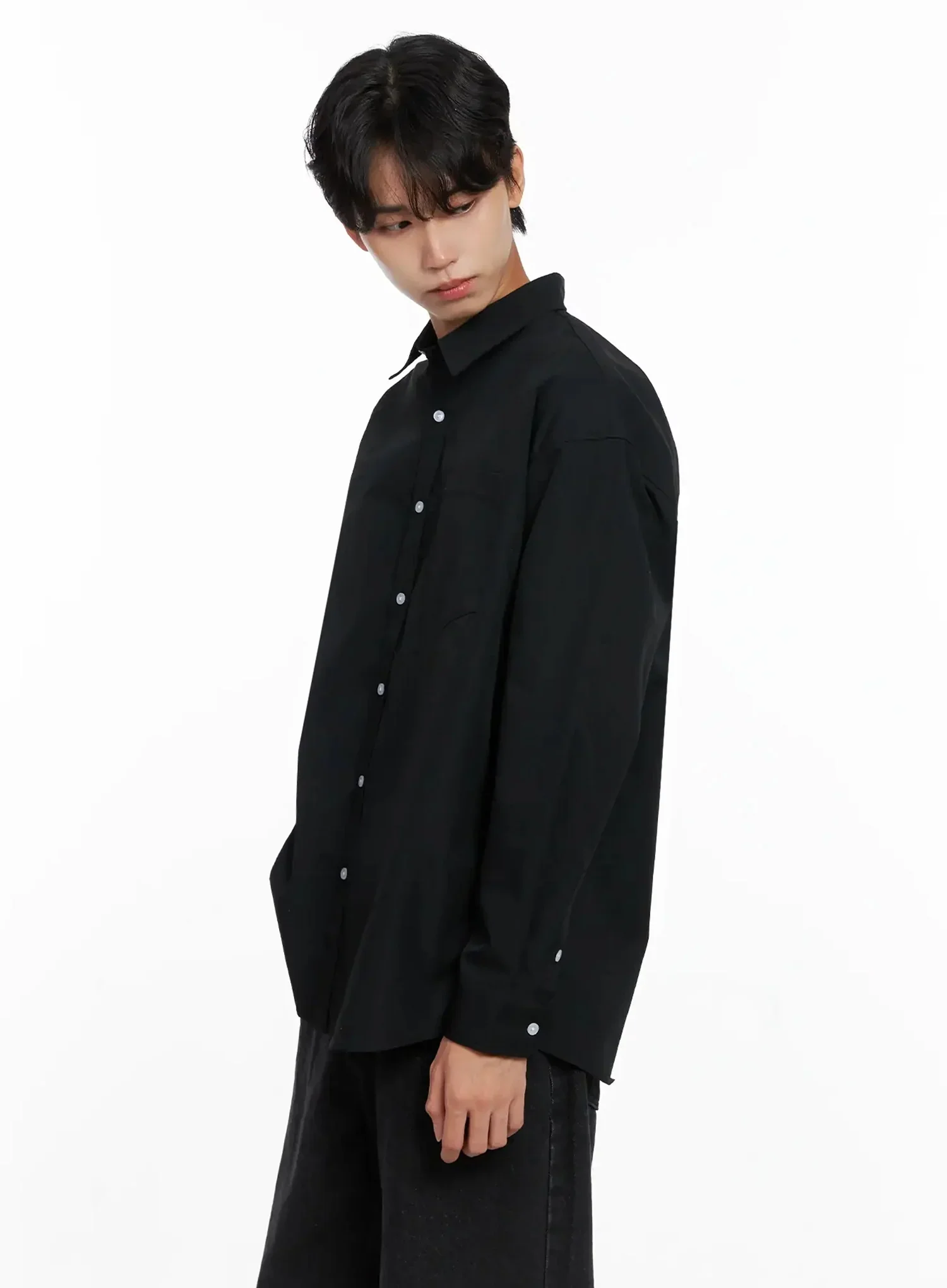 Men's Classic Button-Up Shirt IO516 - Image 6