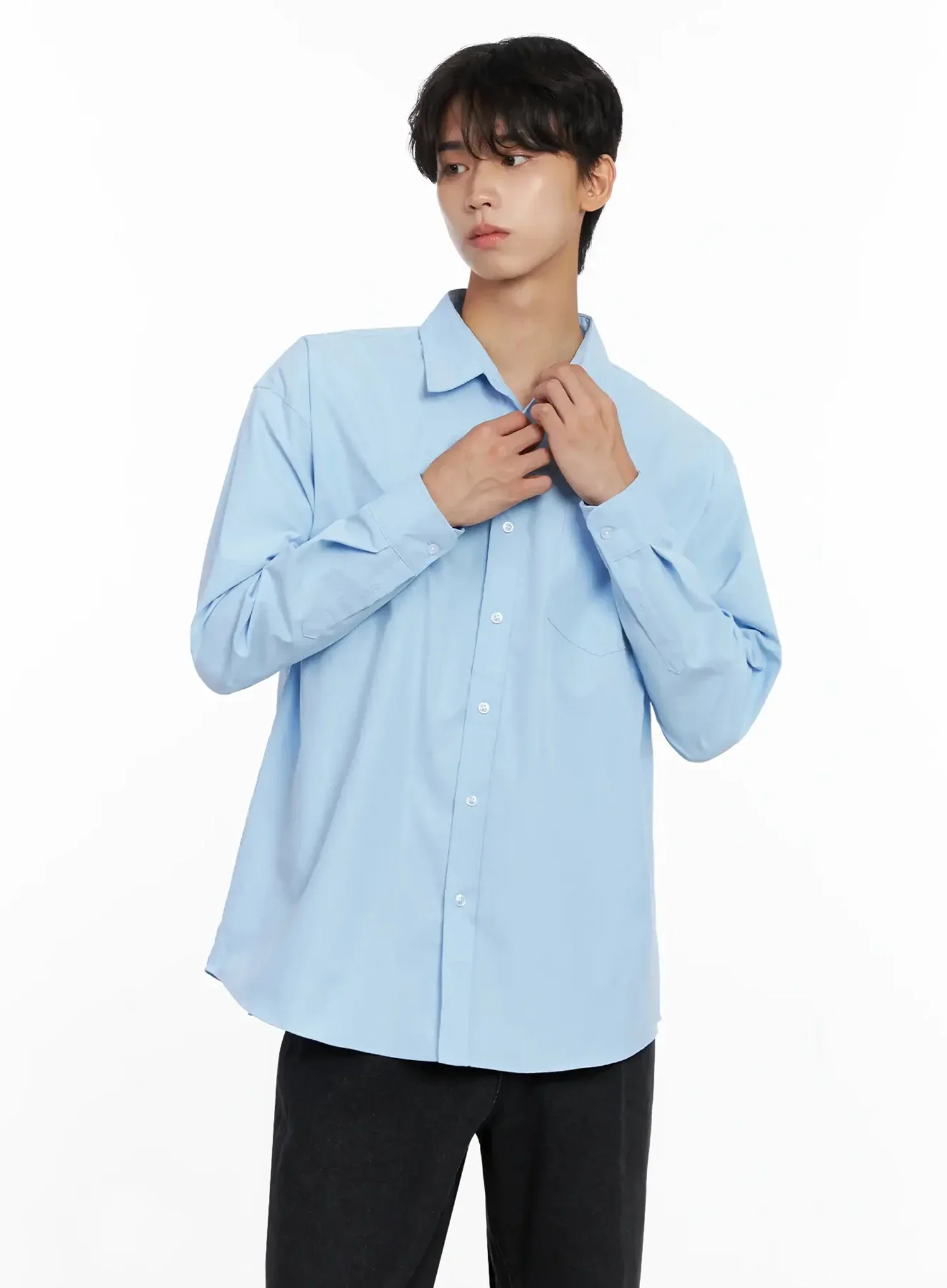 Men's Classic Button-Up Shirt IO516 - Image 7