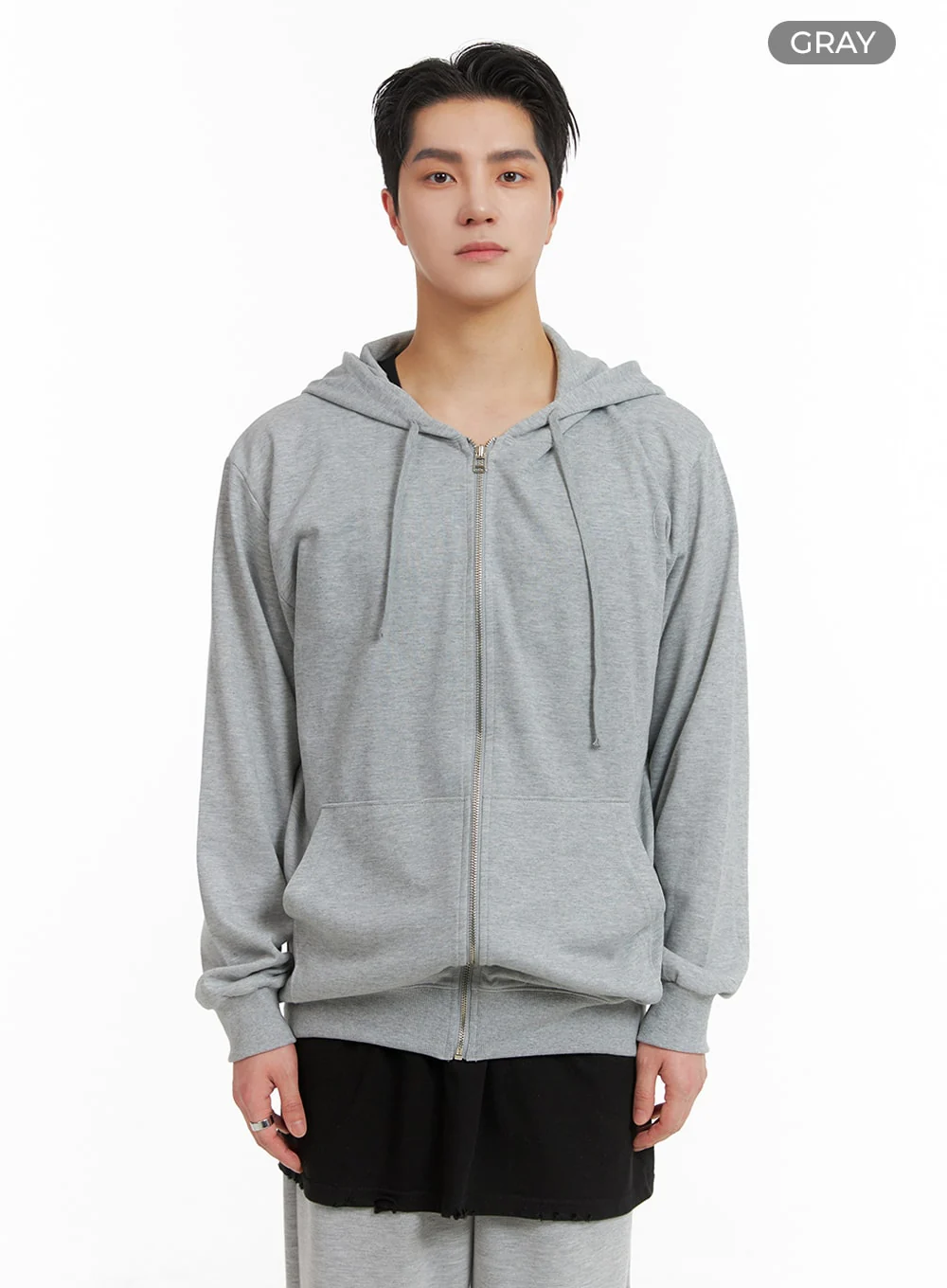 Men's Classic Cotton Hoodie Jacket IA401 - Image 9