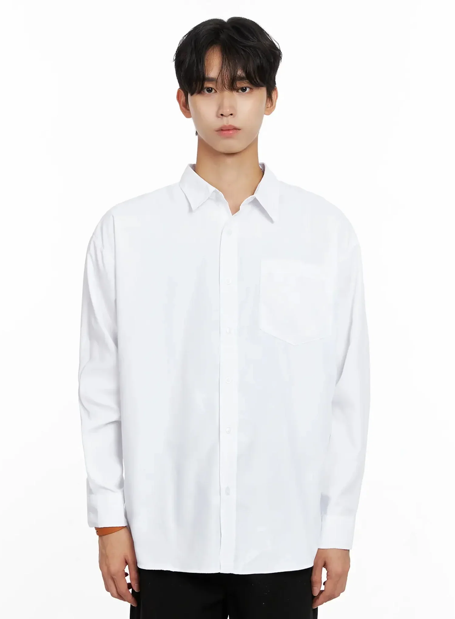 Men's Essential Button-Up Shirt IO516 - Image 15