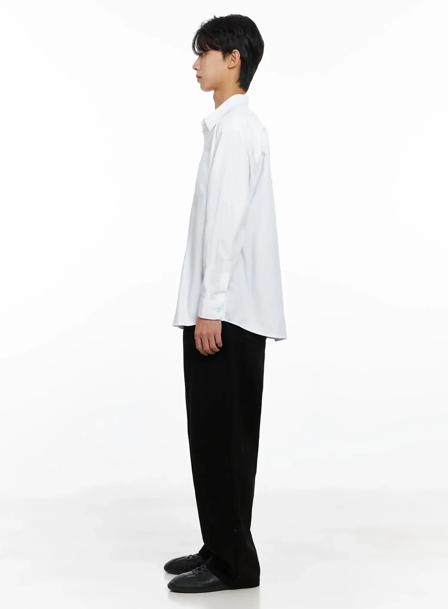 Men's Essential Button-Up Shirt IO516 - Image 7