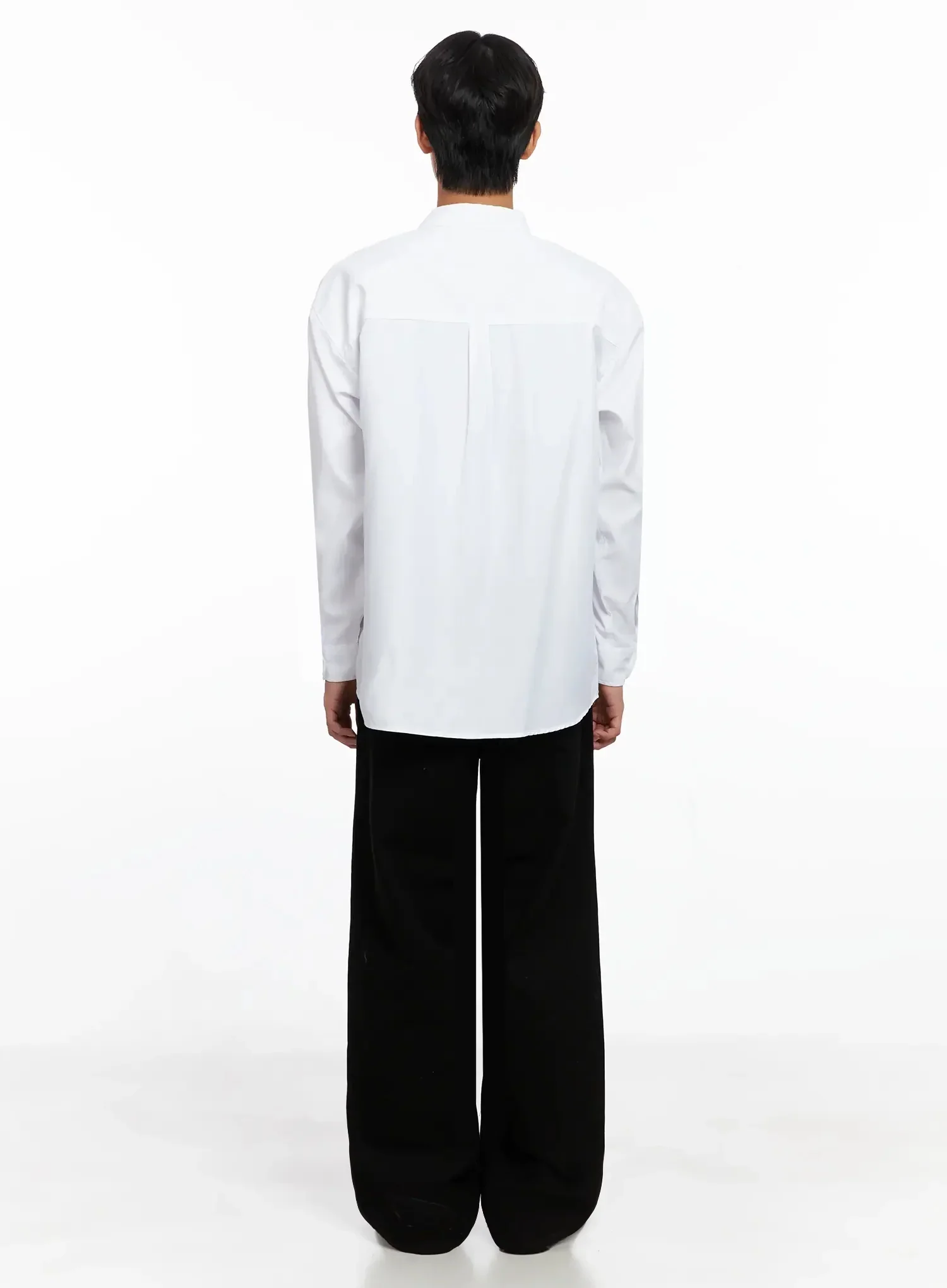 Men's Essential Button-Up Shirt IO516 - Image 8