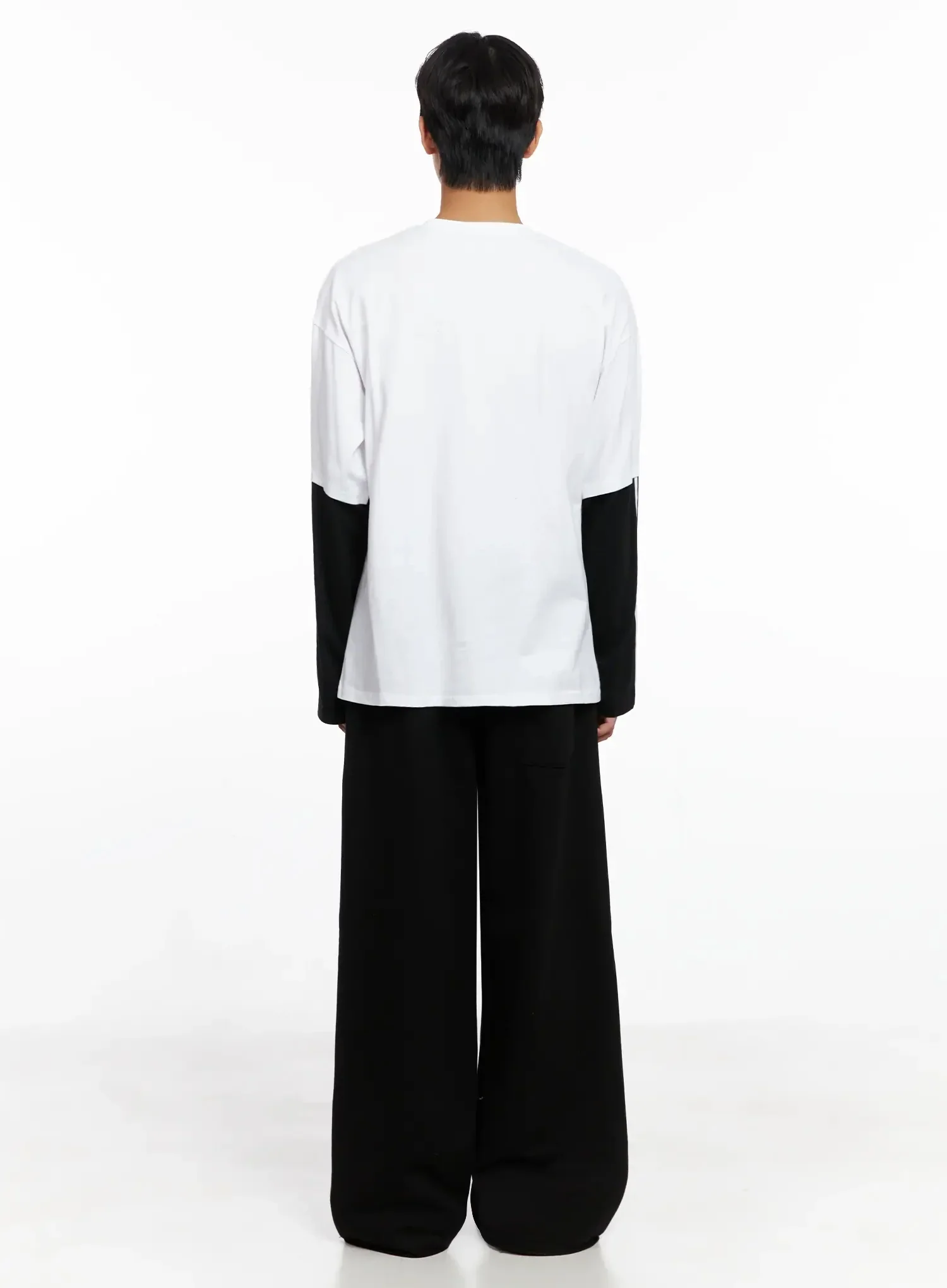 Men's Number Graphic Sweatpants IO516 - Image 12