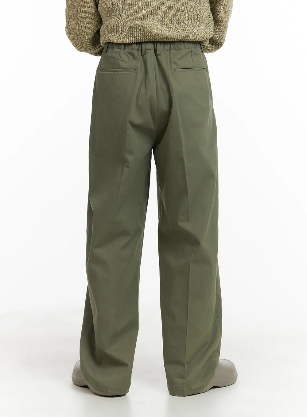 Men's Wide Fit Cotton Trousers IA401 - Image 5