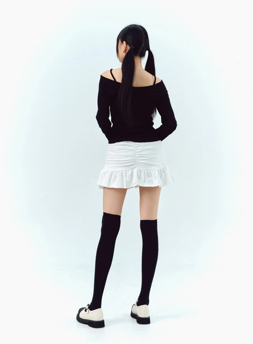 Off-Shoulder Long Sleeve Top IG304 - Image 11