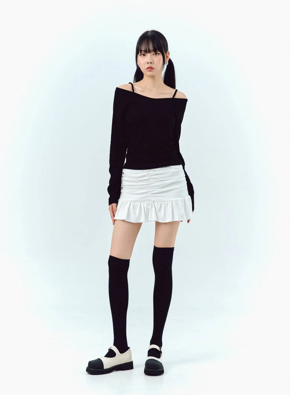 Off-Shoulder Long Sleeve Top IG304 - Image 4