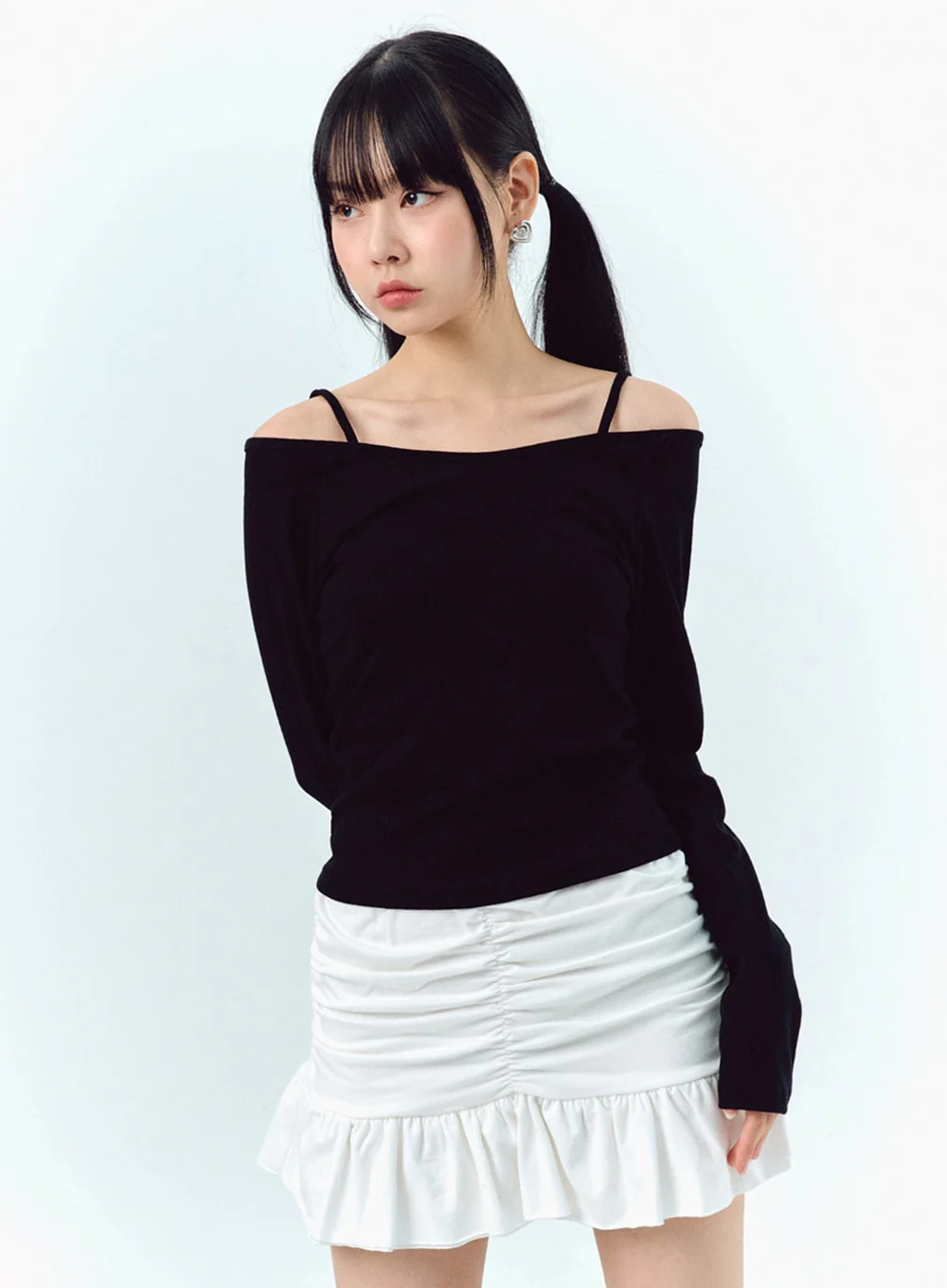 Off-Shoulder Long Sleeve Top IG304 - Image 5