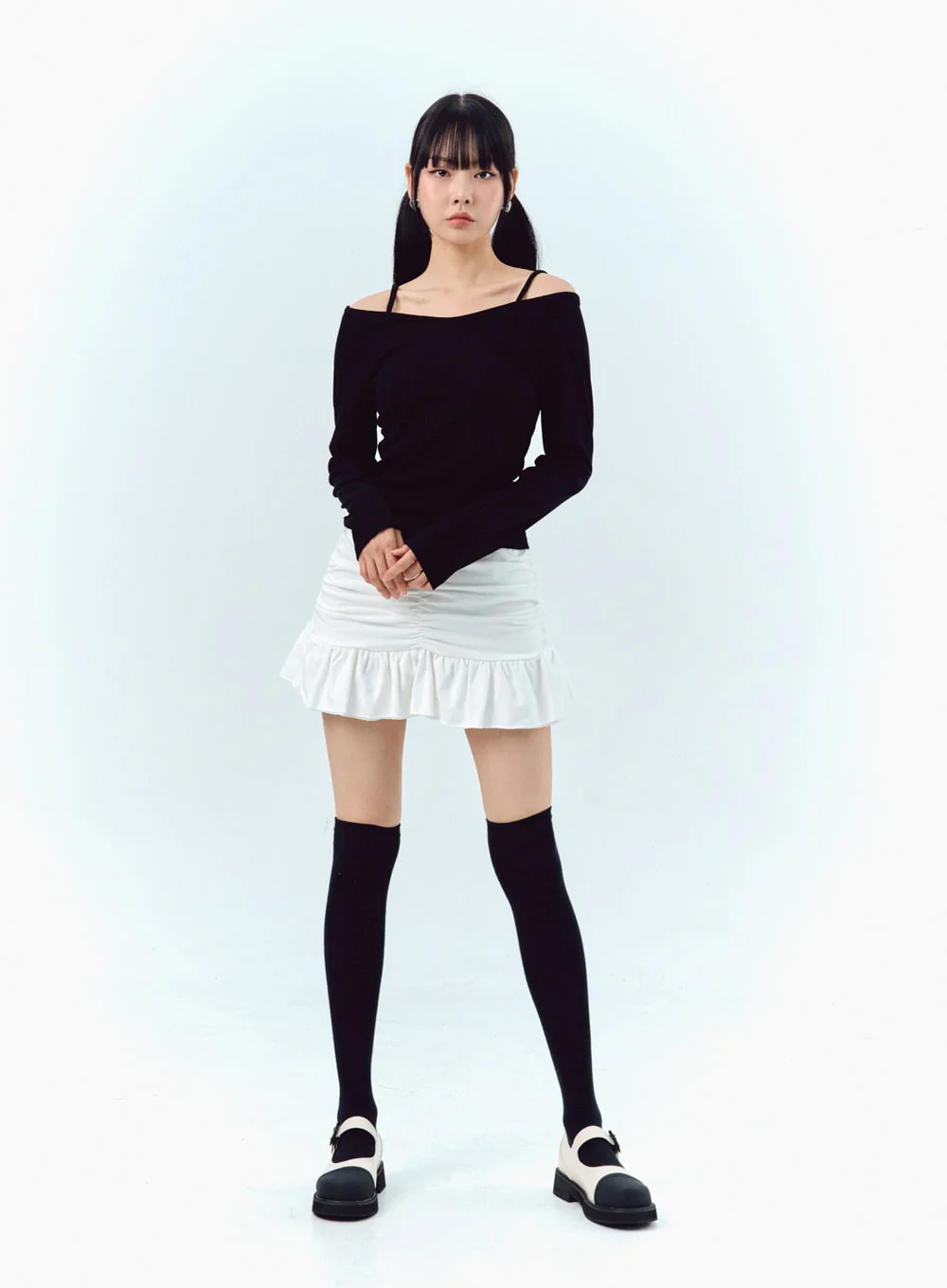 Off-Shoulder Long Sleeve Top IG304 - Image 6