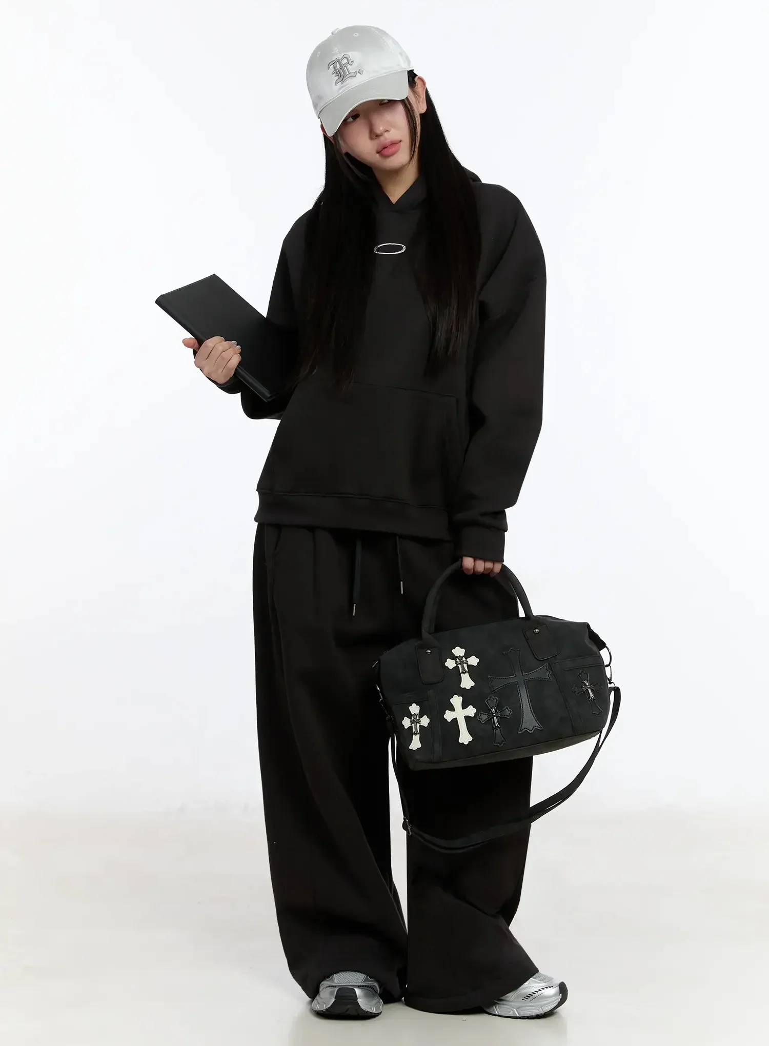 Oval Graphic Oversized Hoodie IM509 - Image 11