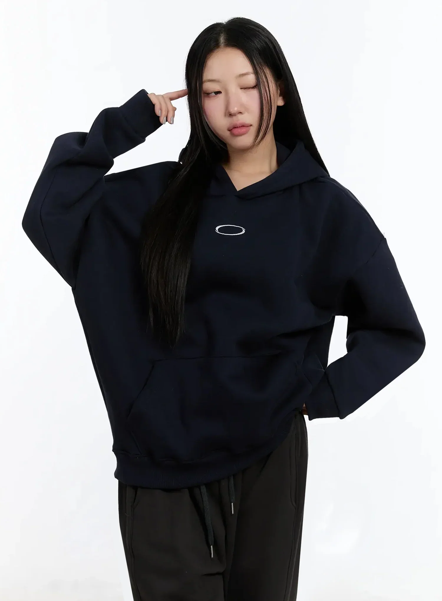 Oval Graphic Oversized Hoodie IM509 - Image 12