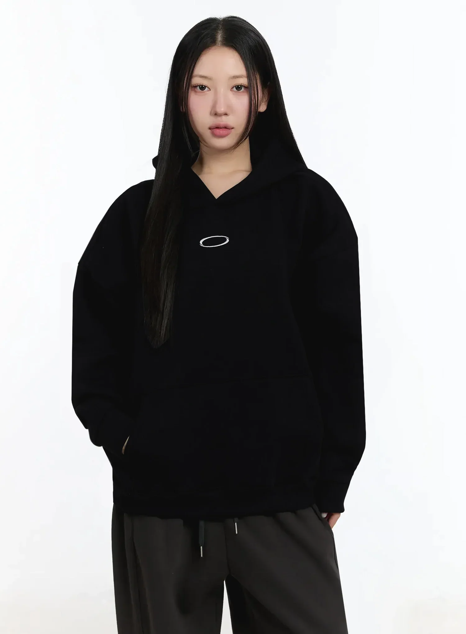 Oval Graphic Oversized Hoodie IM509 - Image 14