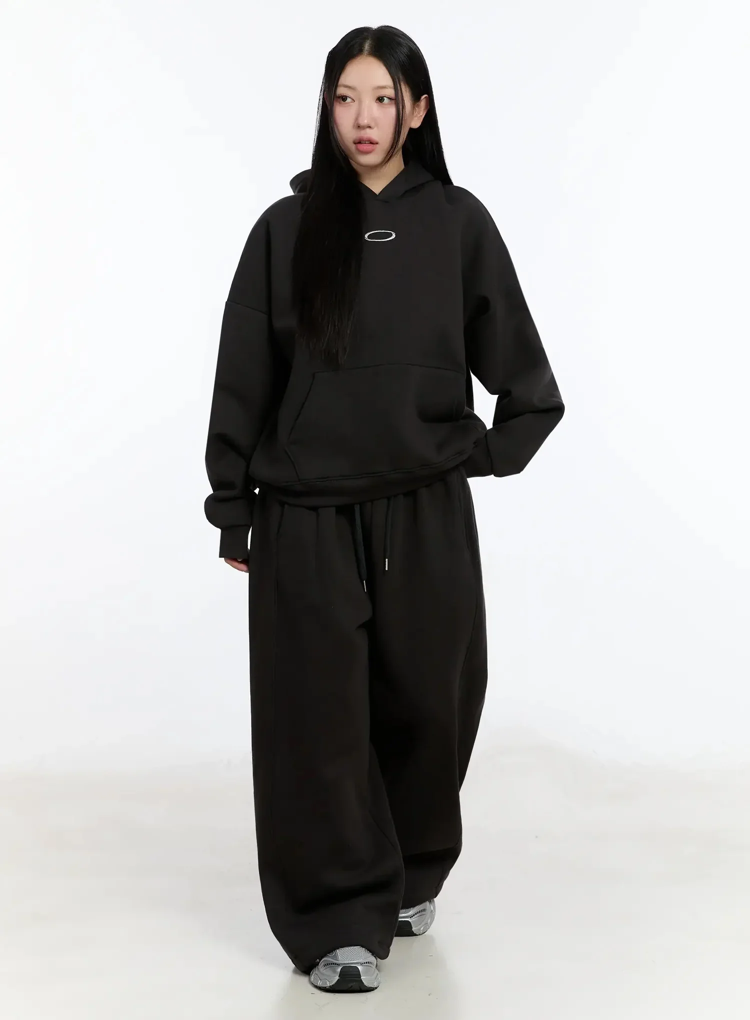Oval Graphic Oversized Hoodie IM509 - Image 5