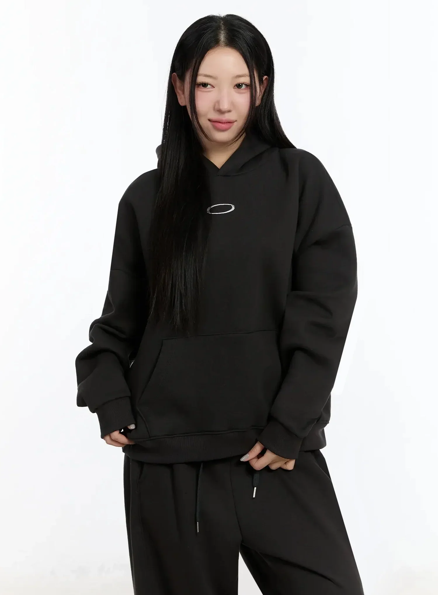 Oval Graphic Oversized Hoodie IM509 - Image 8