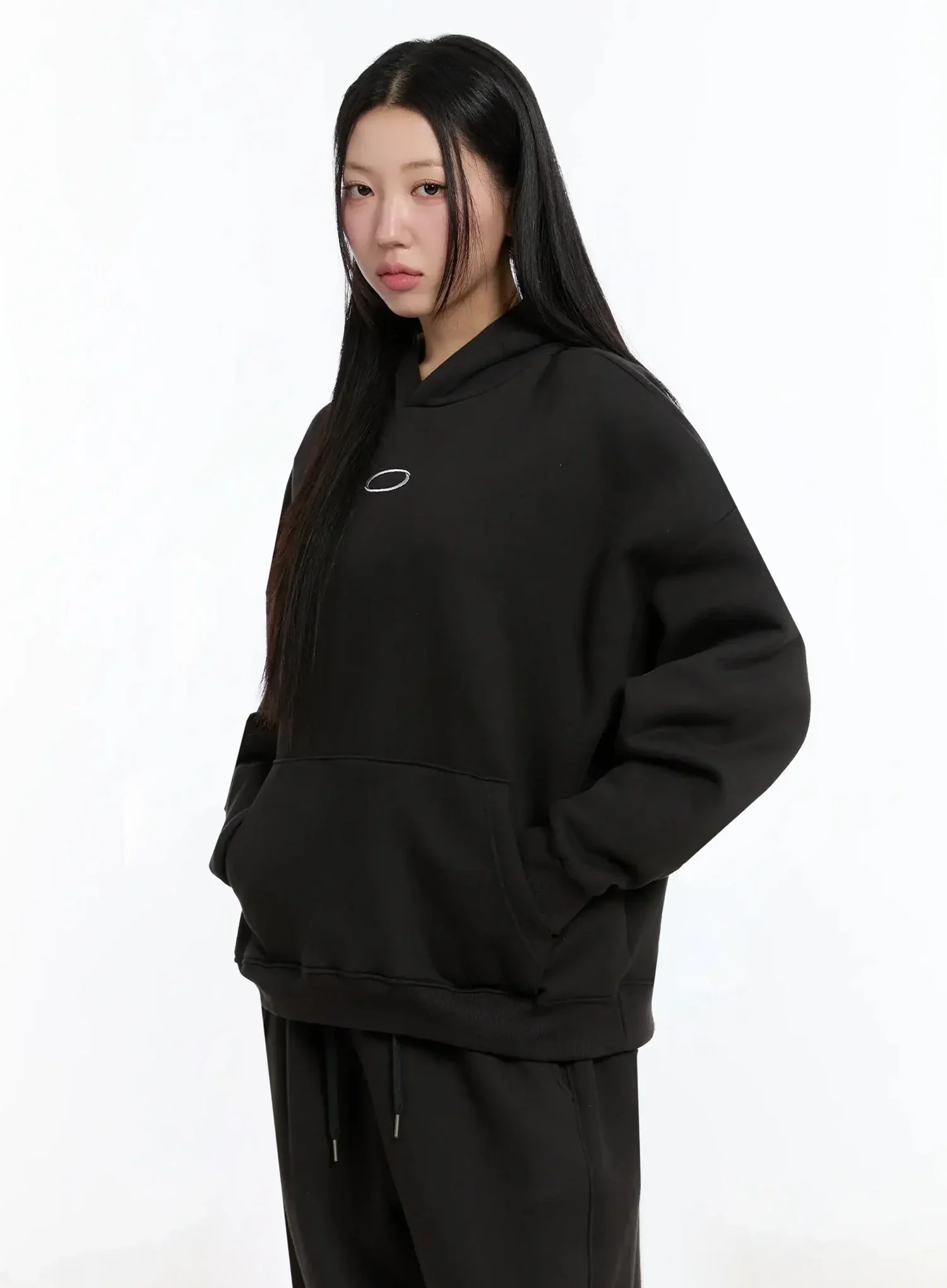 Oval Graphic Oversized Hoodie IM509 - Image 9