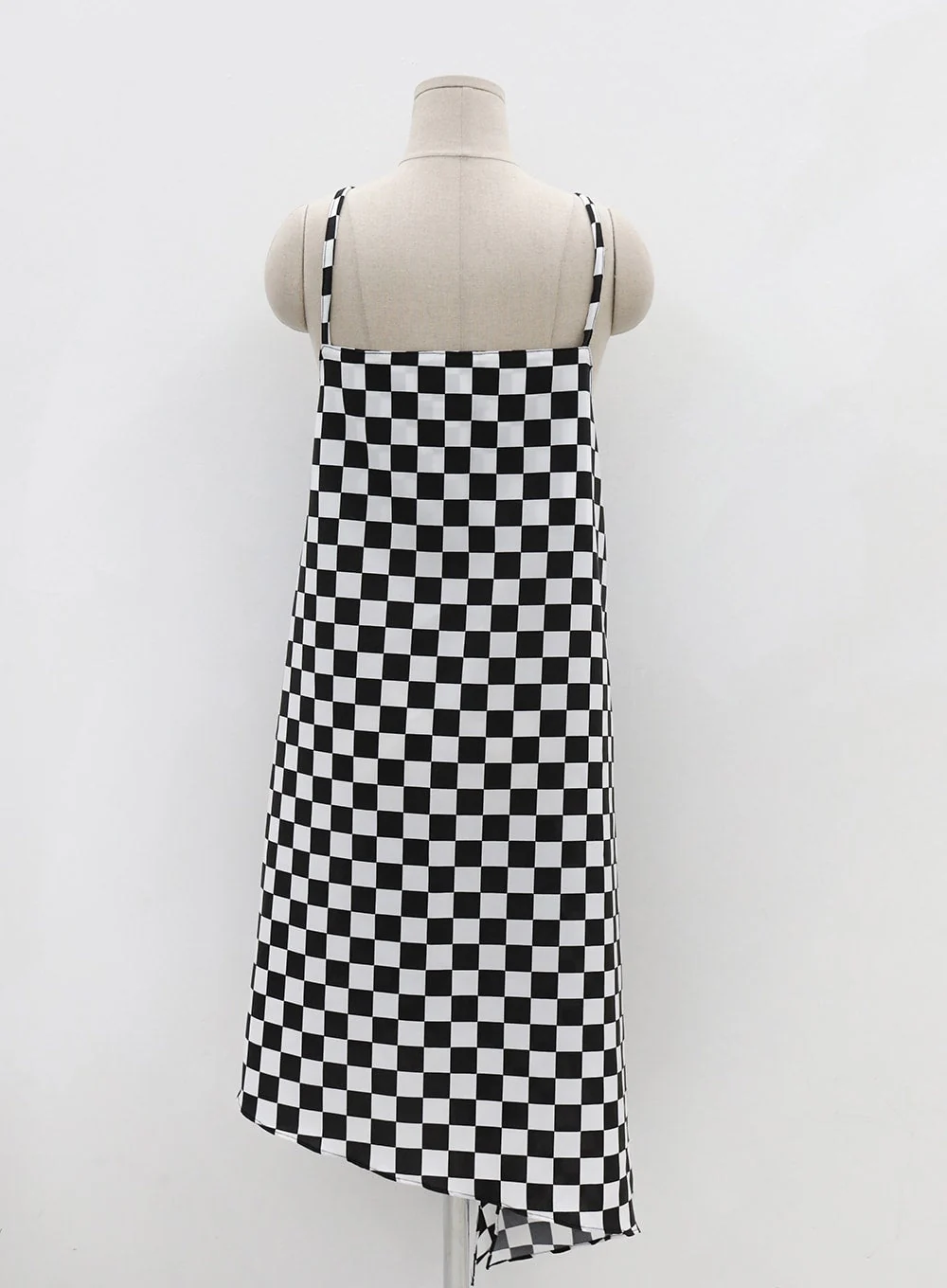Plus Checked Sleeveless Dress IG09 - Image 13