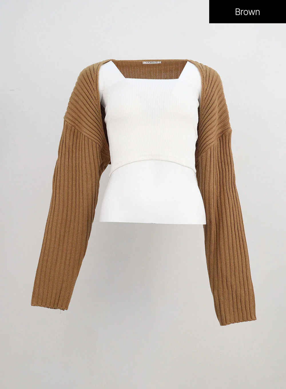 Ribbed Bolero Shrug BA09 - Image 12