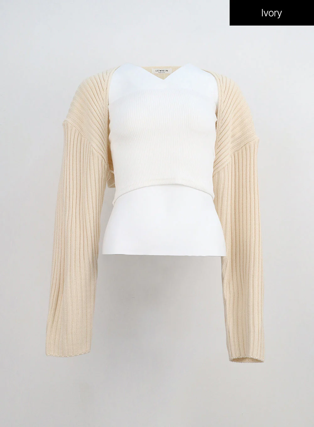 Ribbed Bolero Shrug BA09 - Image 14