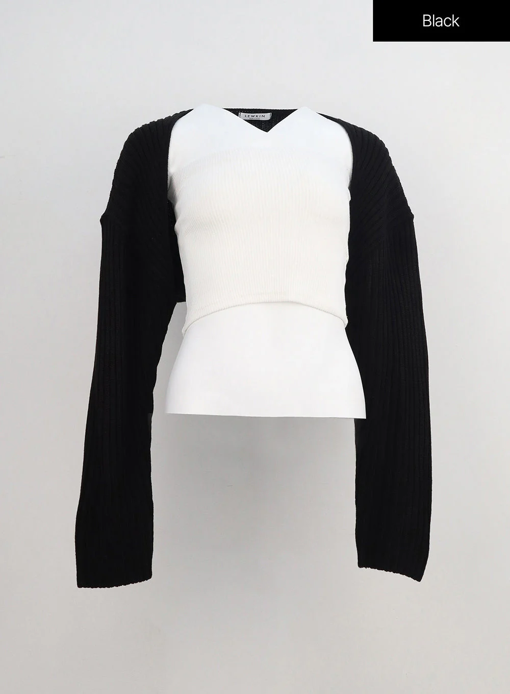 Ribbed Bolero Shrug BA09 - Image 16