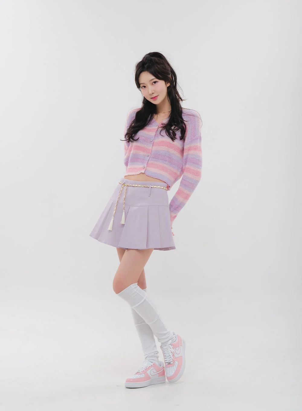 Ribbed Knee Socks BM19 - Image 7