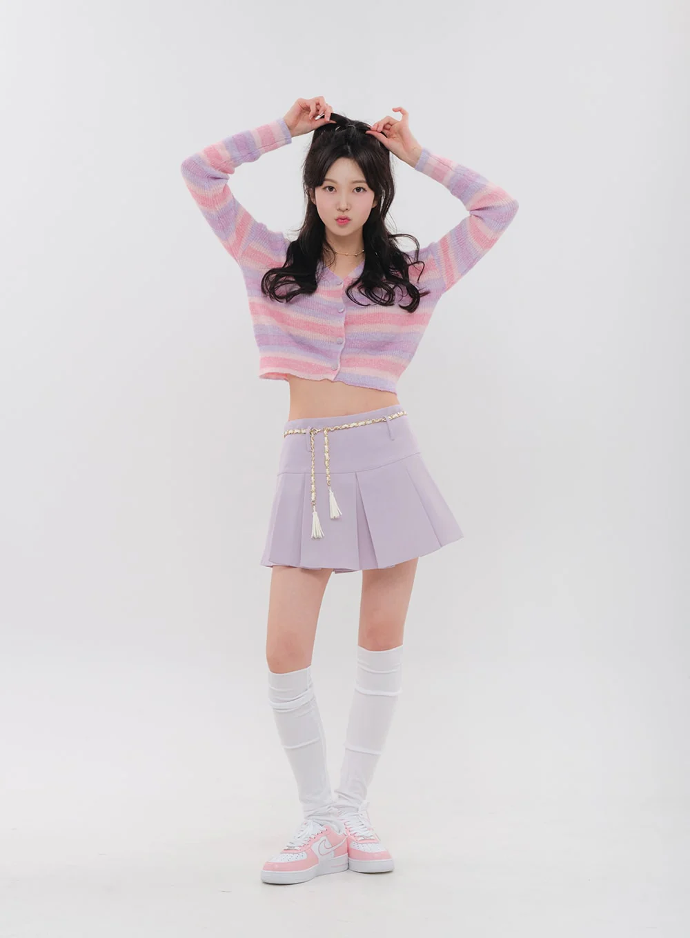 Ribbed Knee Socks BM19 - Image 9