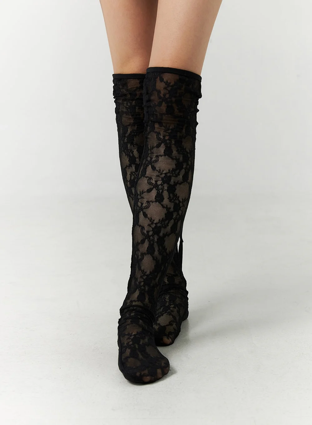 Ribbon Lace Mesh Socks CN317 - Image 5