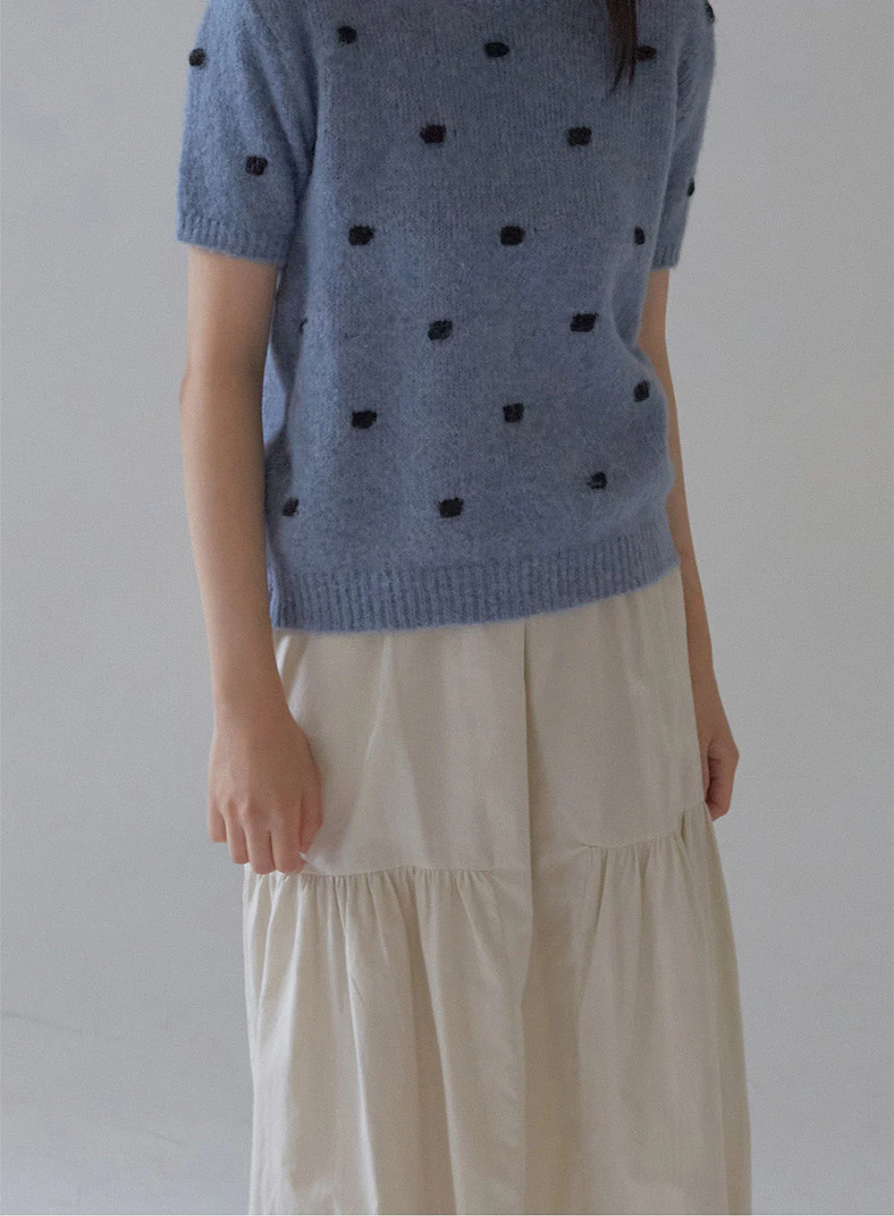 Shirring Long Band Skirt - Image 3