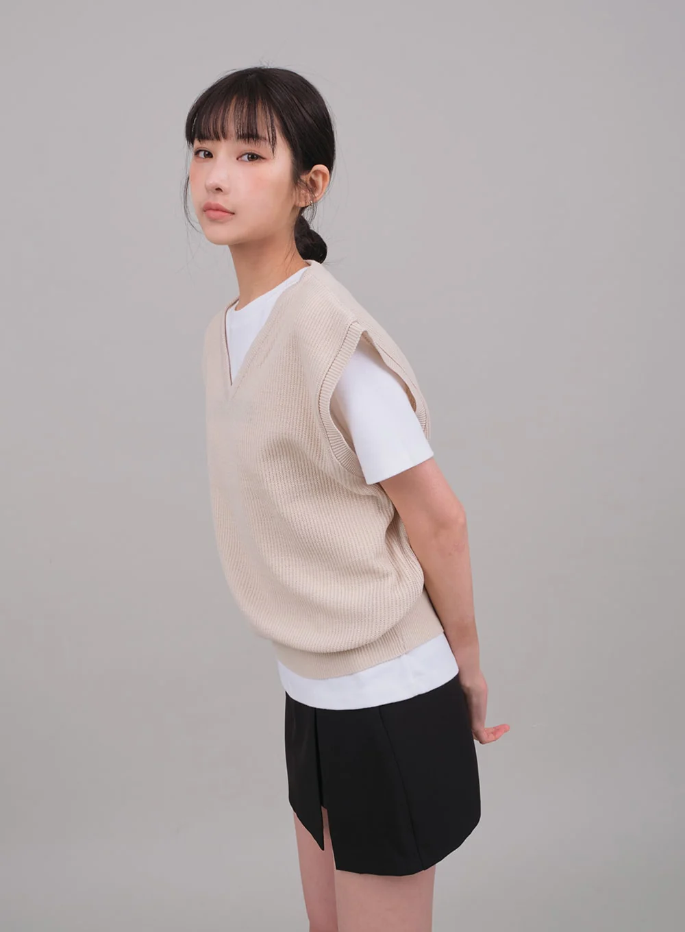 Skirt with Front Slit C2701 - Image 5