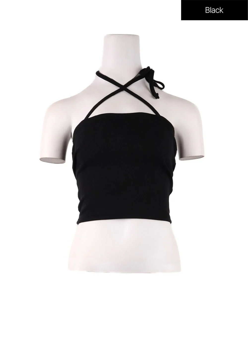 Solid Halter Bowknot Cami Top IF408 - Image 10
