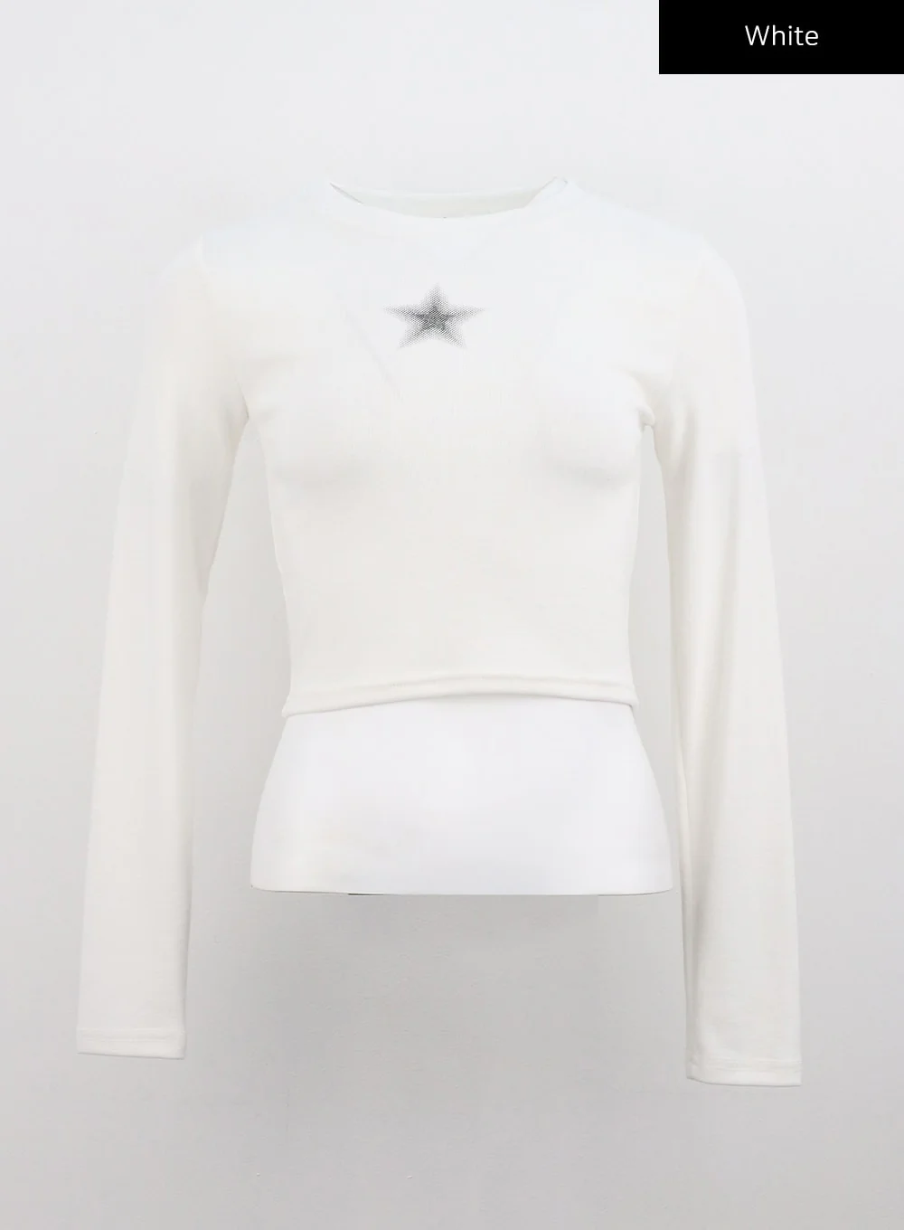 Star Graphic Long Sleeve Slim Fit Tee CG315 - Image 15
