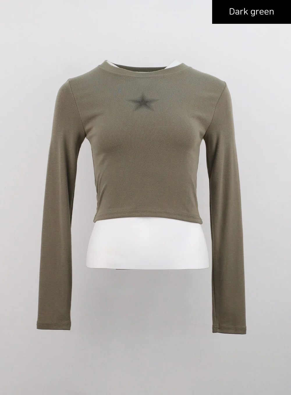 Star Graphic Long Sleeve Slim Fit Tee CG315 - Image 17