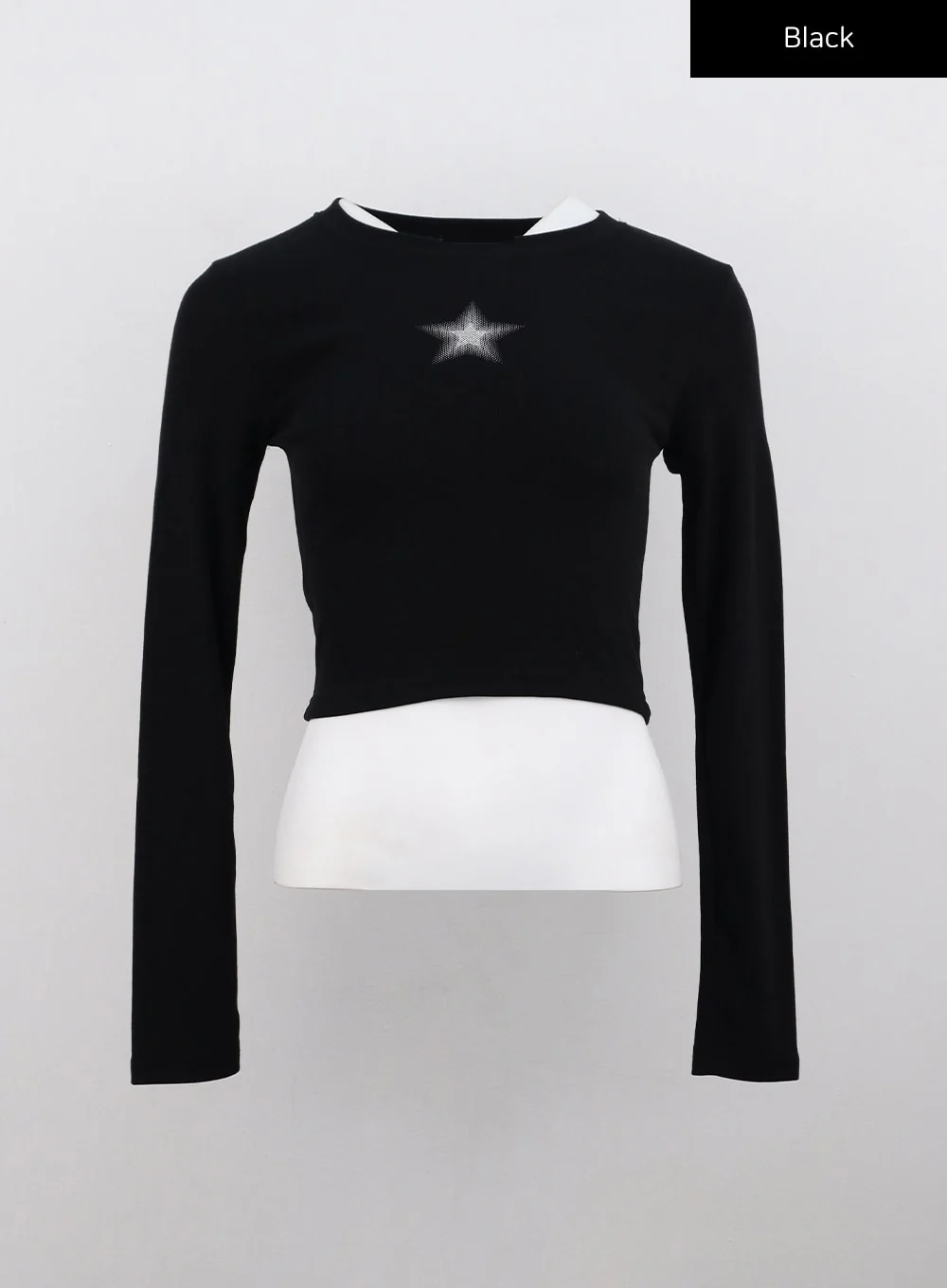 Star Graphic Long Sleeve Slim Fit Tee CG315 - Image 18