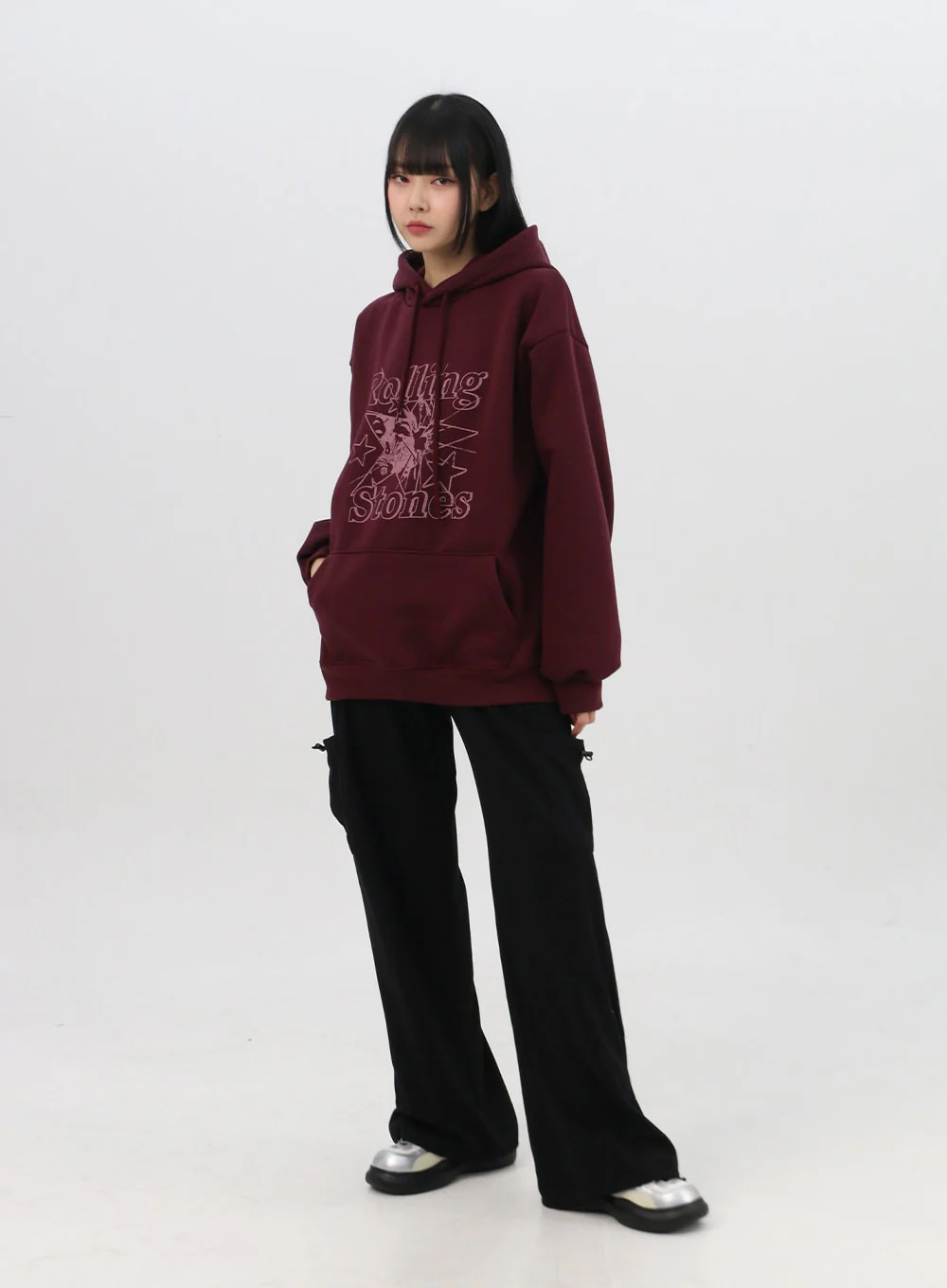 Straight Fit String Cargo Pants IN310 - Image 4