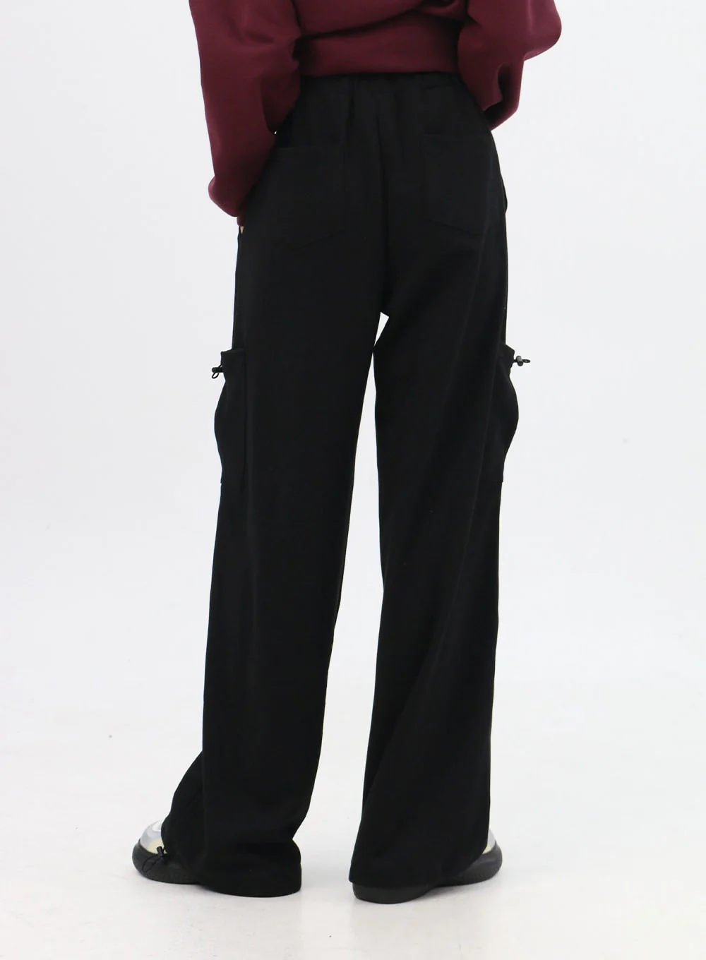 Straight Fit String Cargo Pants IN310 - Image 6