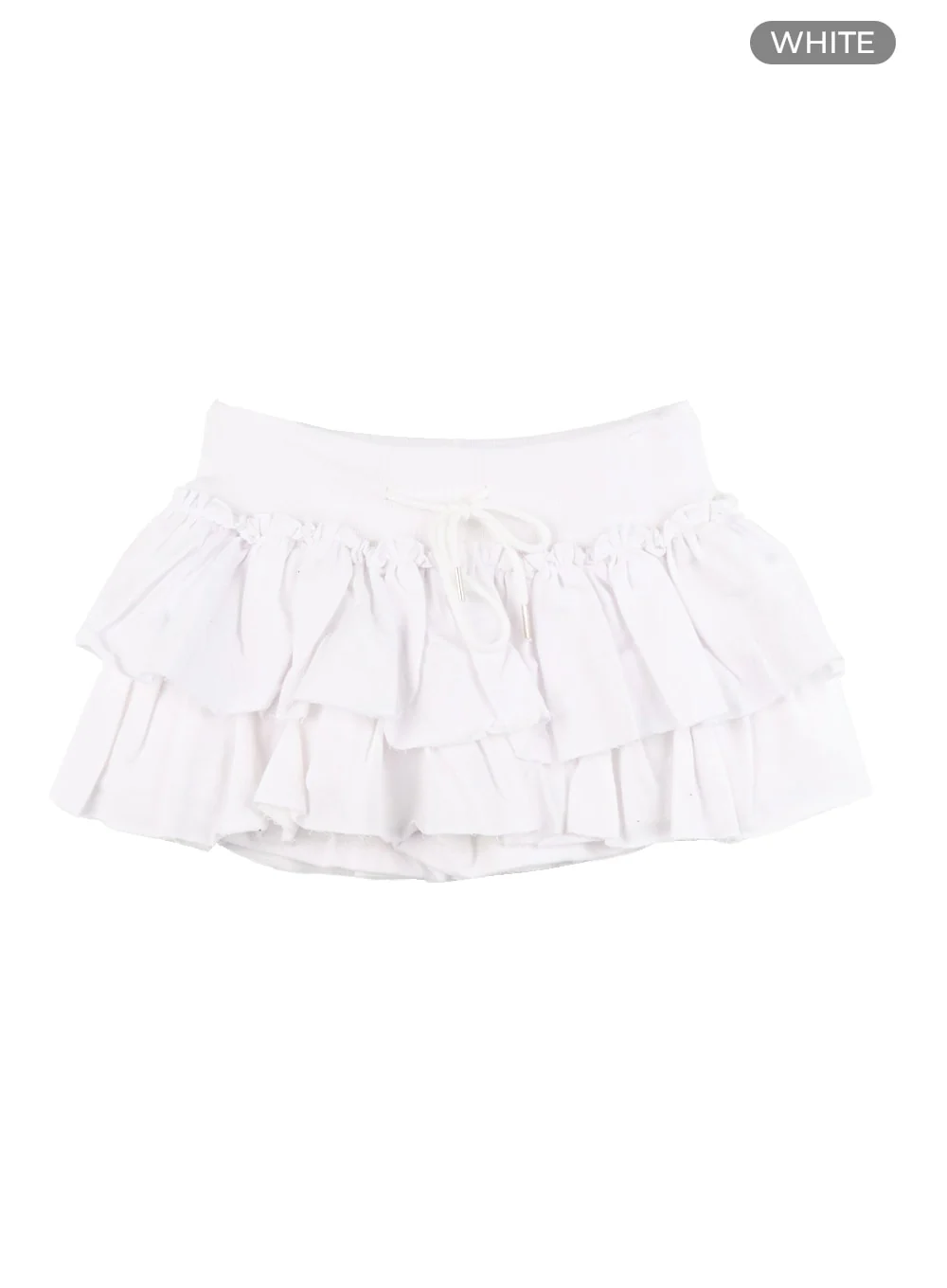 String Frill Mini Skort CA409 - Image 7