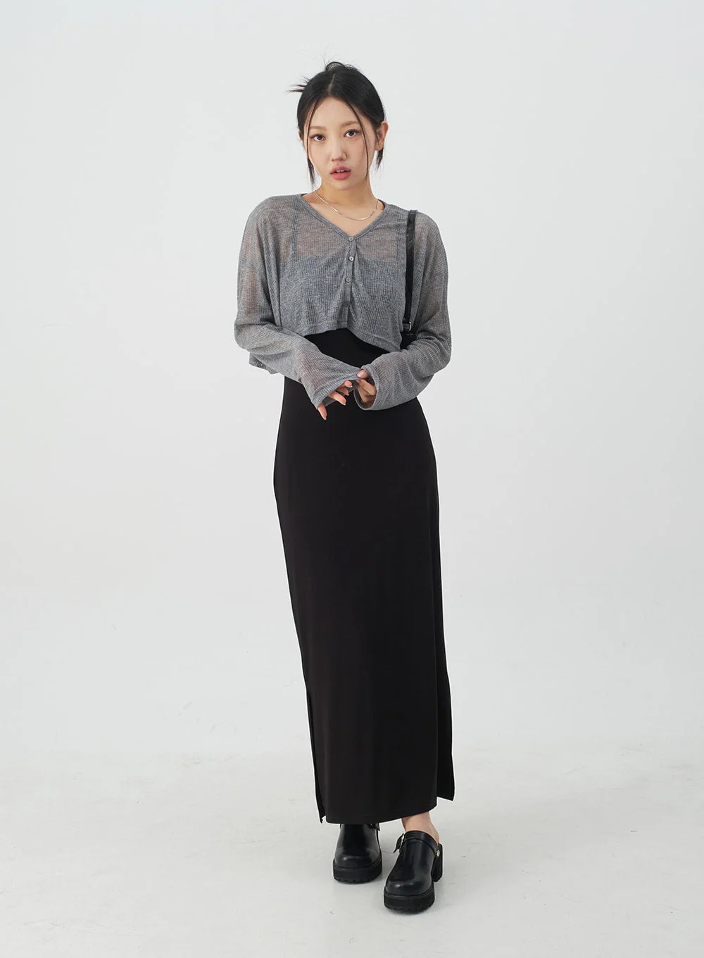 Summer Sheer Cropped Cardigan CJ07 - Image 4