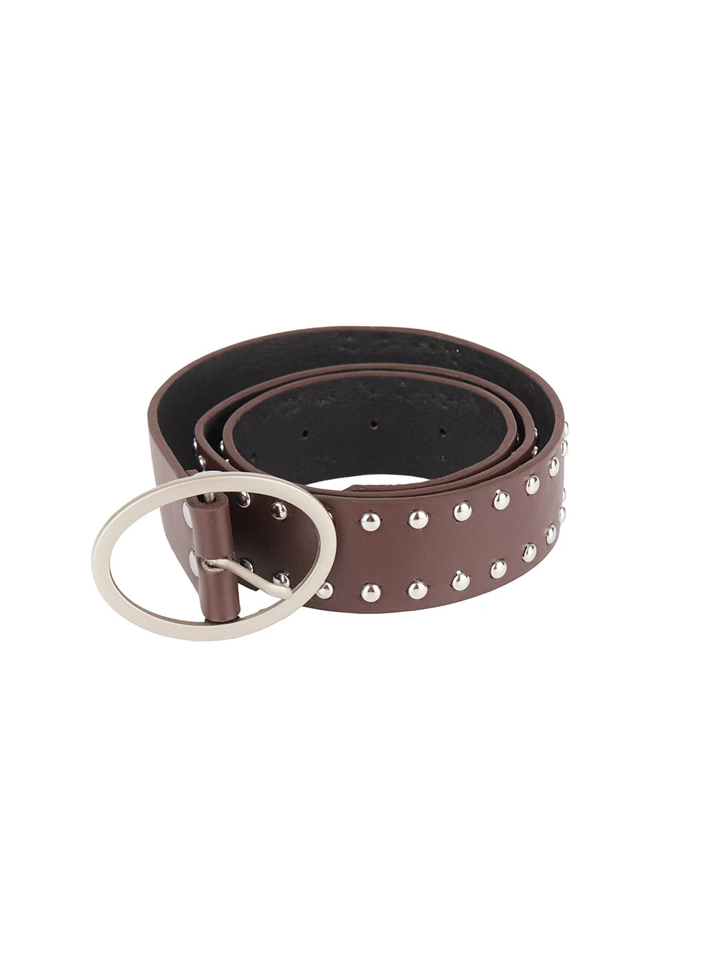 Twin Stud Faux-Leather Belt IY502 - Image 10