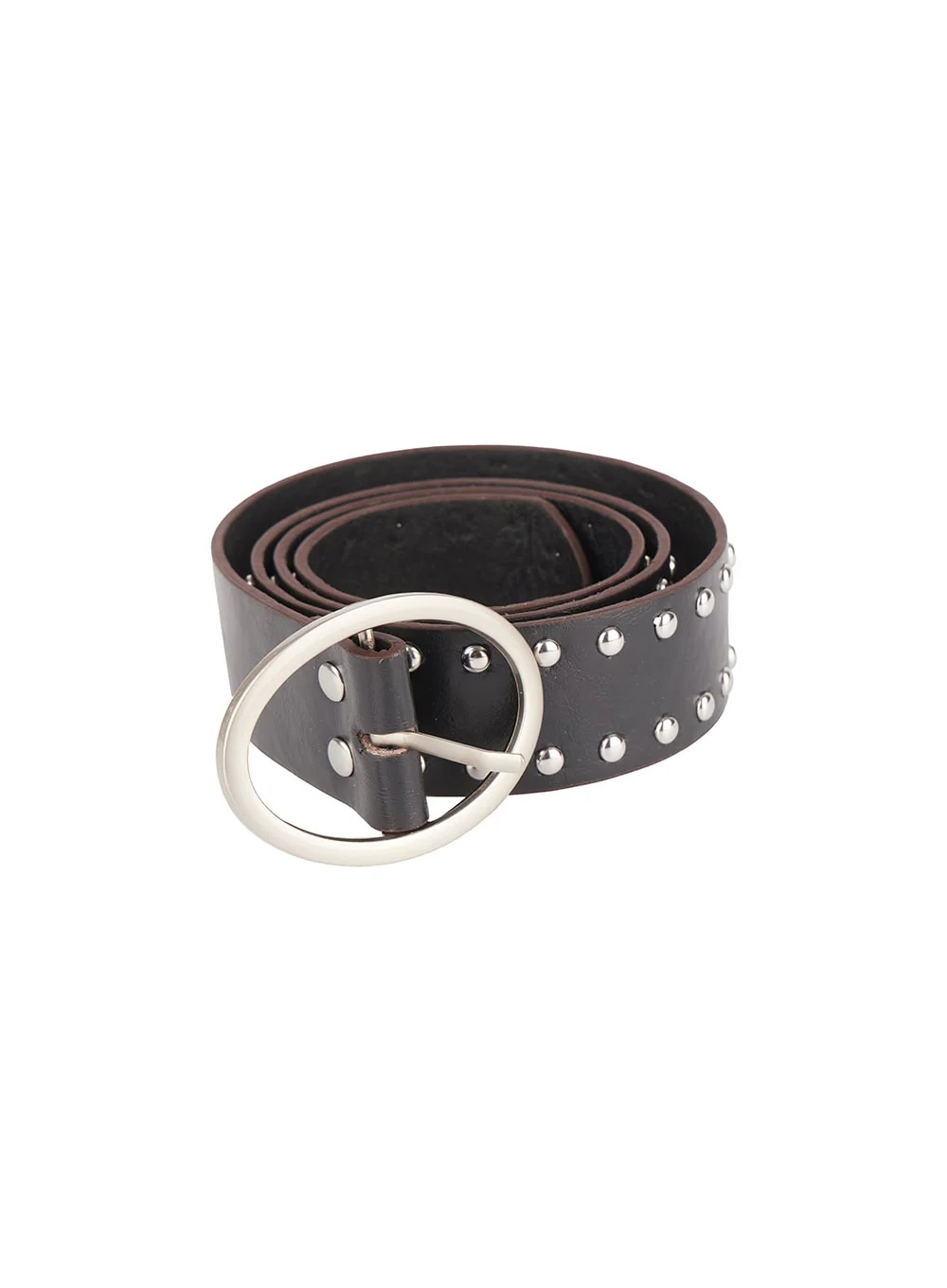Twin Stud Faux-Leather Belt IY502 - Image 12