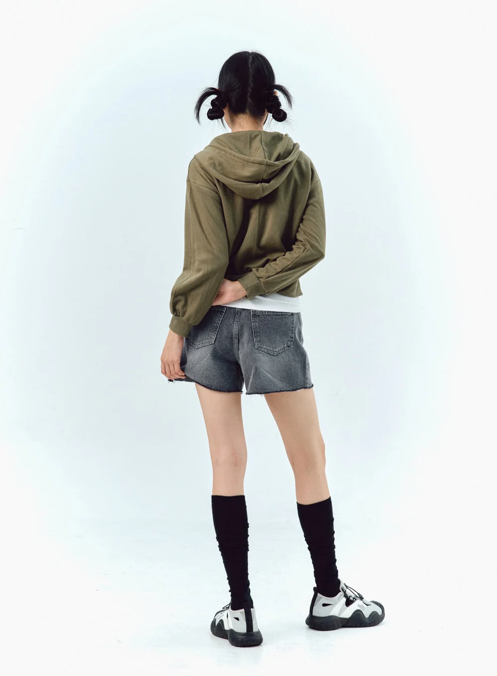 Two-Way Zip-Up Hoodie IG304 - Image 12