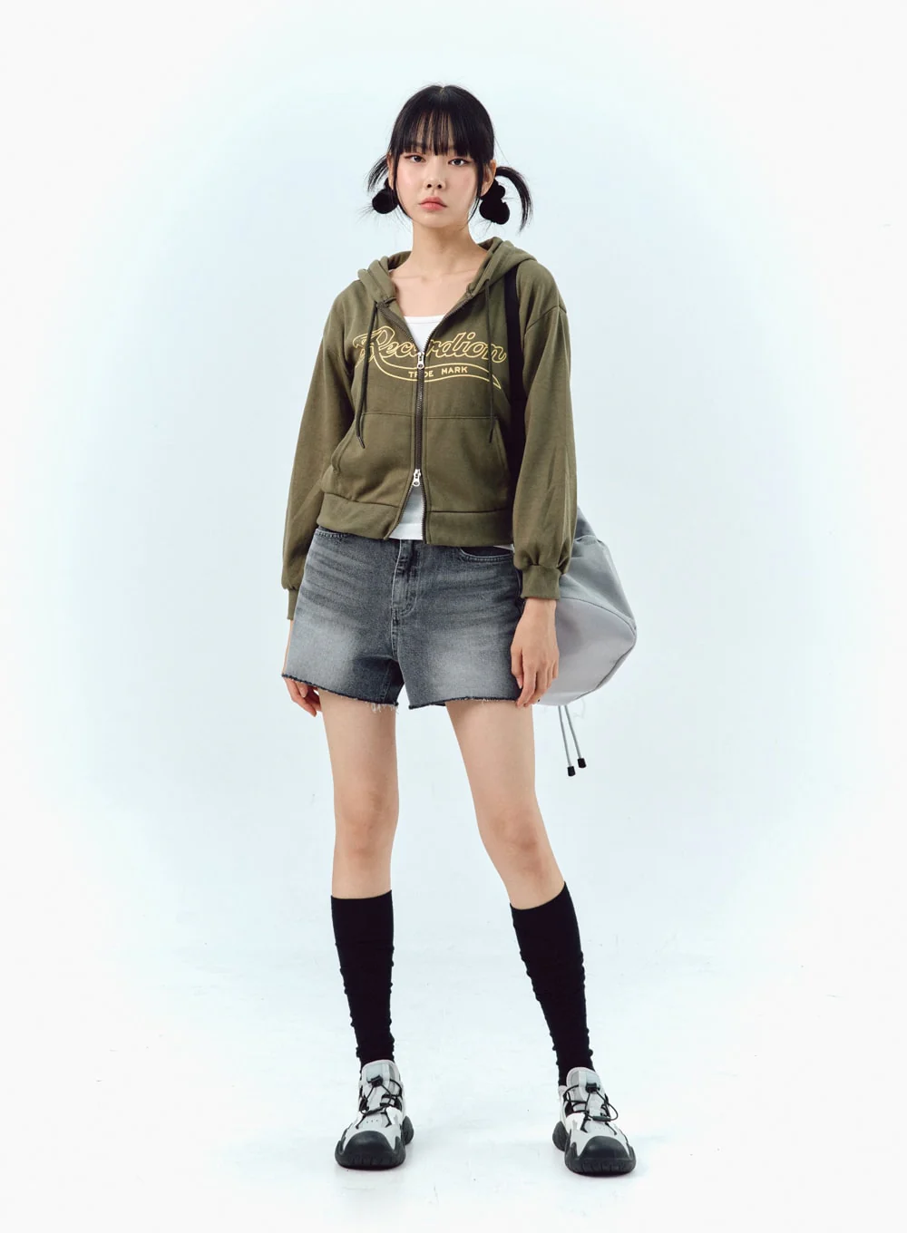 Two-Way Zip-Up Hoodie IG304 - Image 3