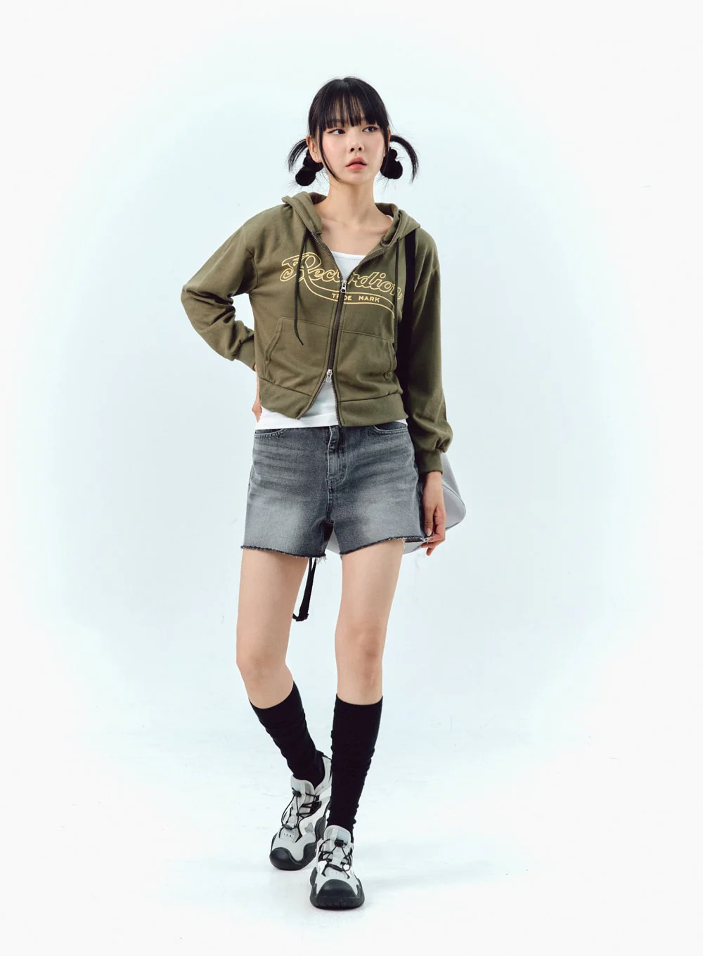 Two-Way Zip-Up Hoodie IG304 - Image 4