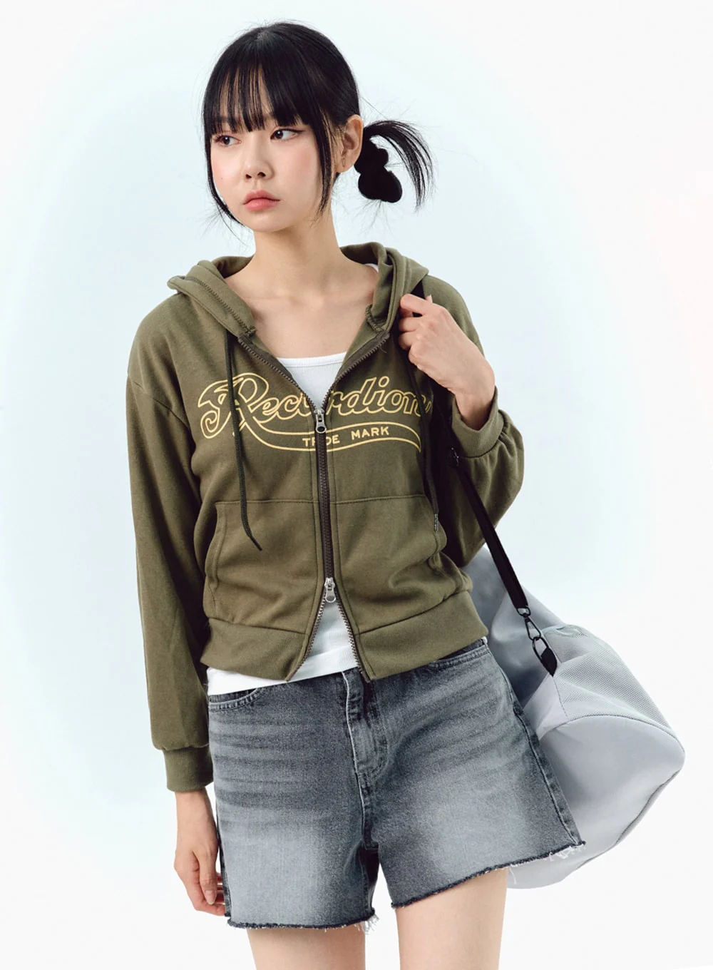 Two-Way Zip-Up Hoodie IG304 - Image 5