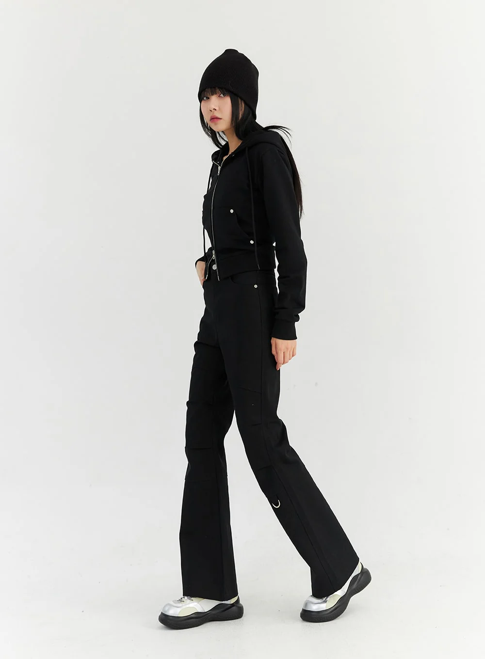 Two-Way Zip-Up Hoodie Jacket CN306 - Image 4