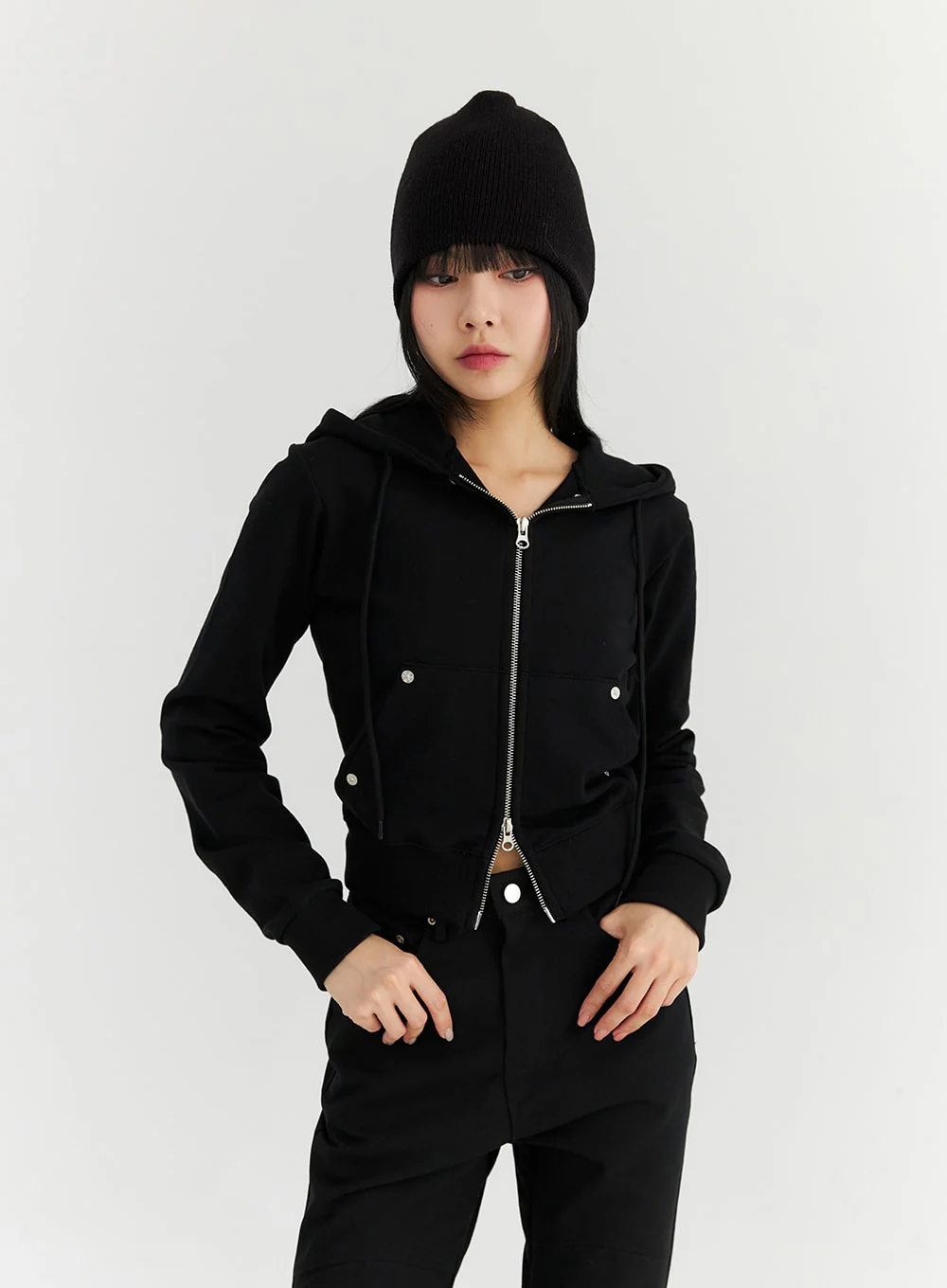 Two-Way Zip-Up Hoodie Jacket CN306 - Image 5