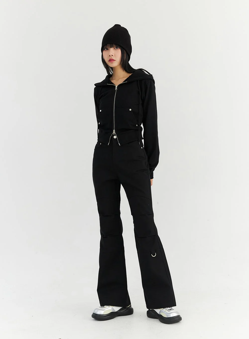 Two-Way Zip-Up Hoodie Jacket CN306 - Image 7