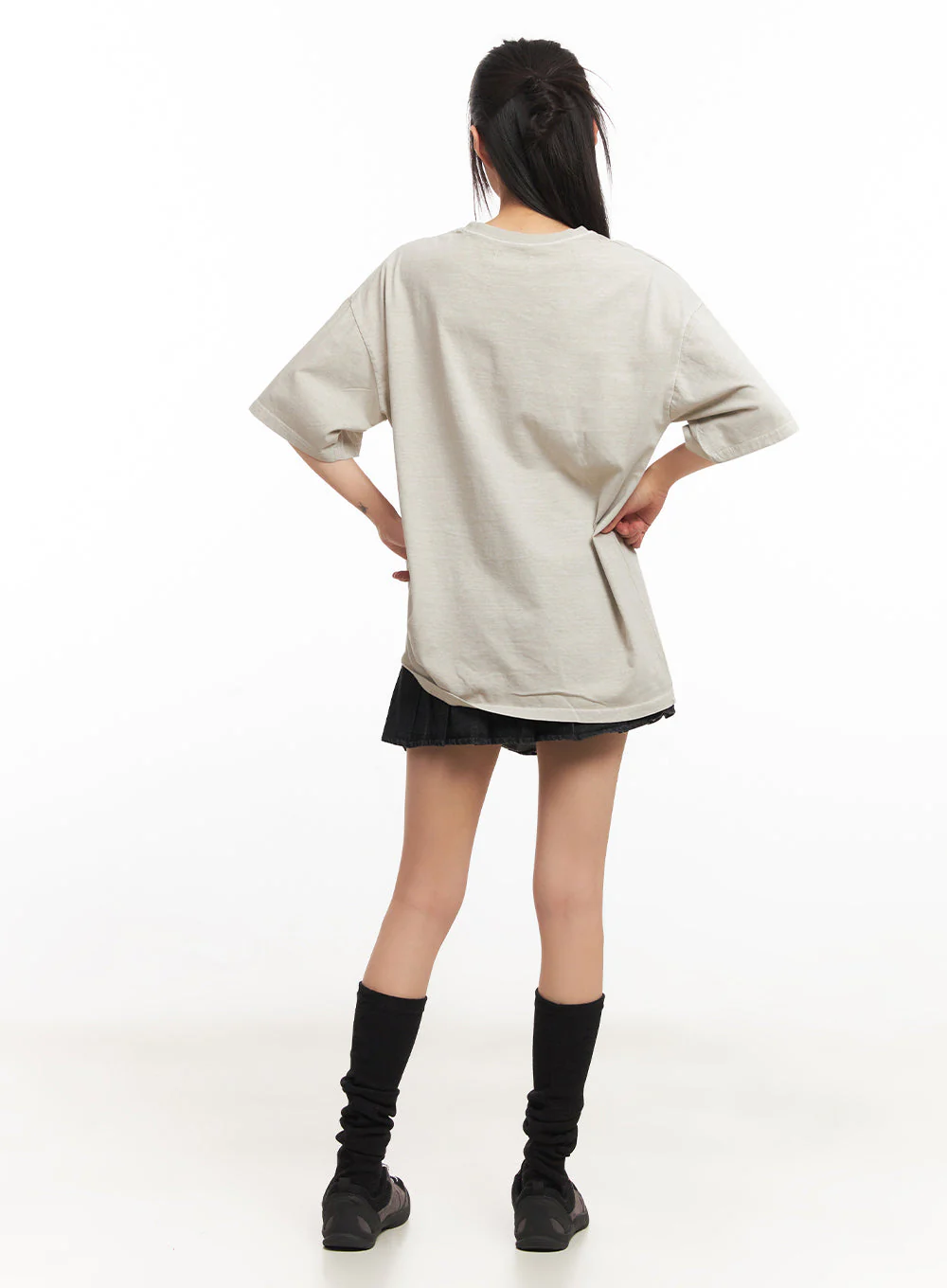 Urban Faux-Leather Sneakers IY502 - Image 8