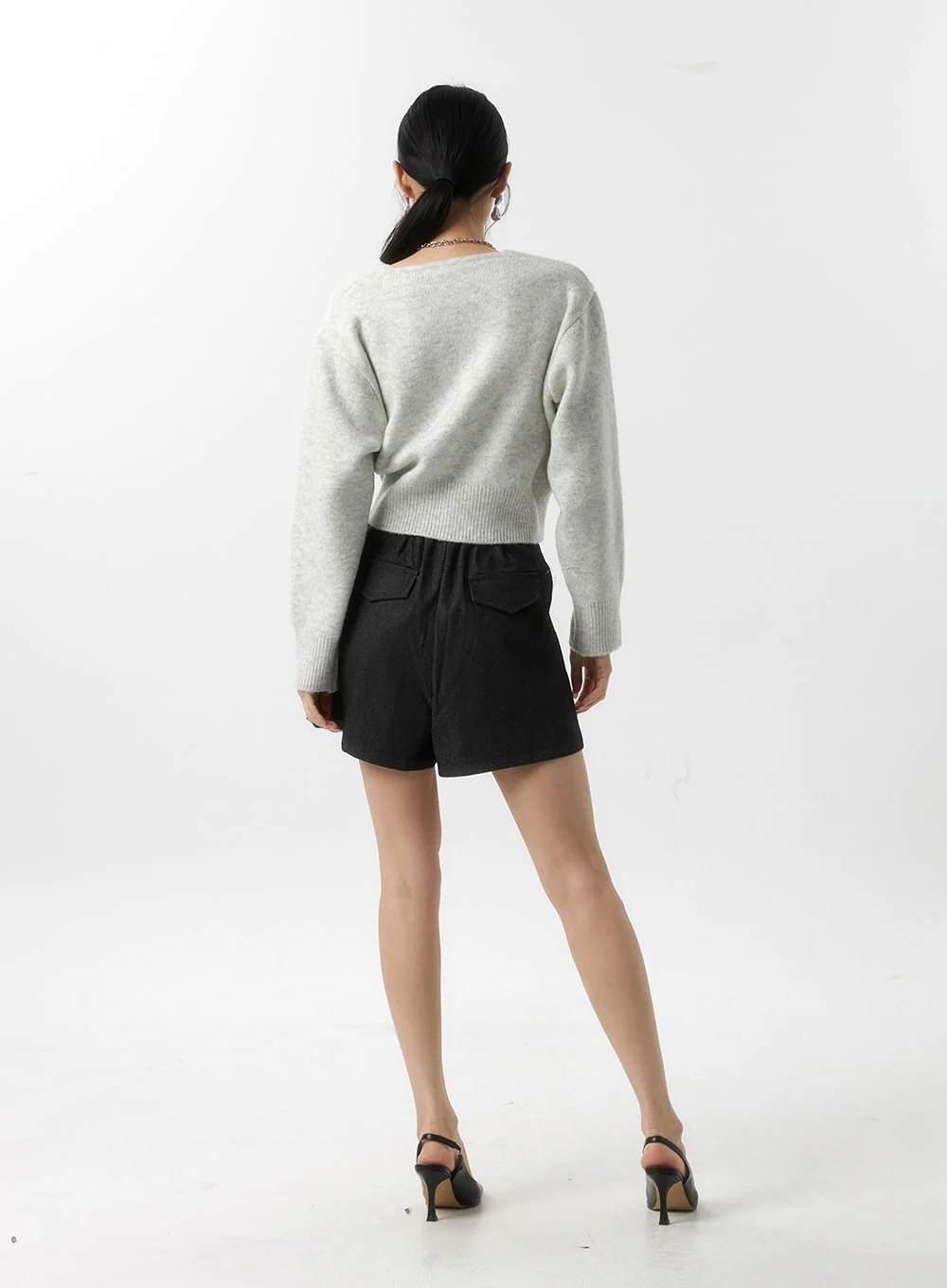 V-Neck Wrap Cardigan IS315 - Image 10