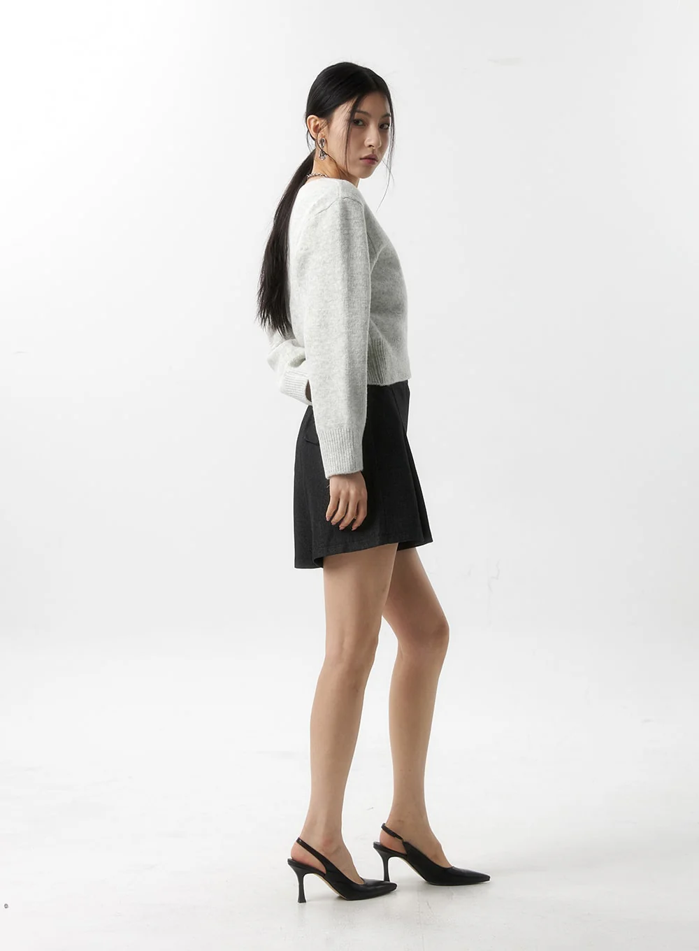 V-Neck Wrap Cardigan IS315 - Image 9