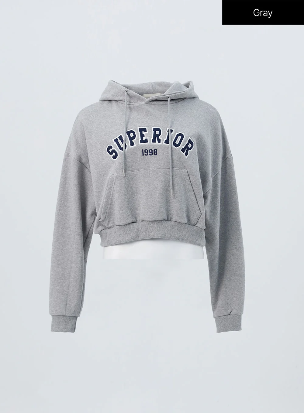Varsity Cropped Hooded Sweatshirt OS326 - Image 10